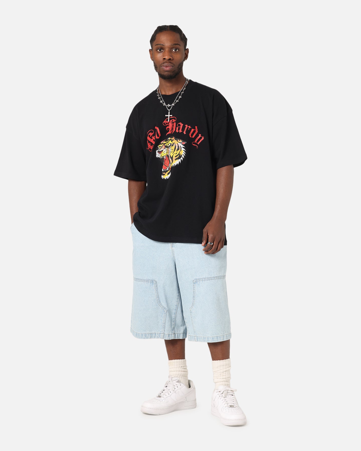 Ed Hardy Tiger Wrath T-Shirt Black、mySite、zt4zffjzw