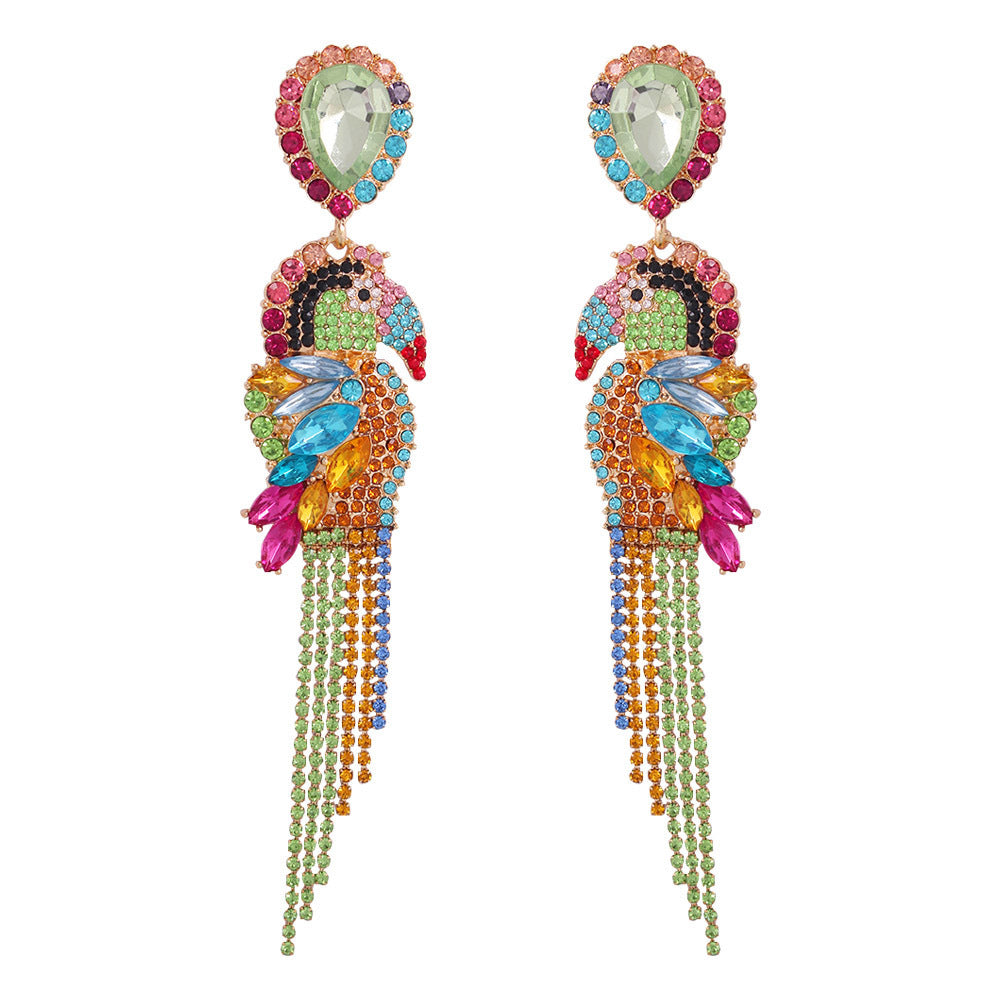  Flamingo Earrings (Rainbow)、mySite、merchandisen