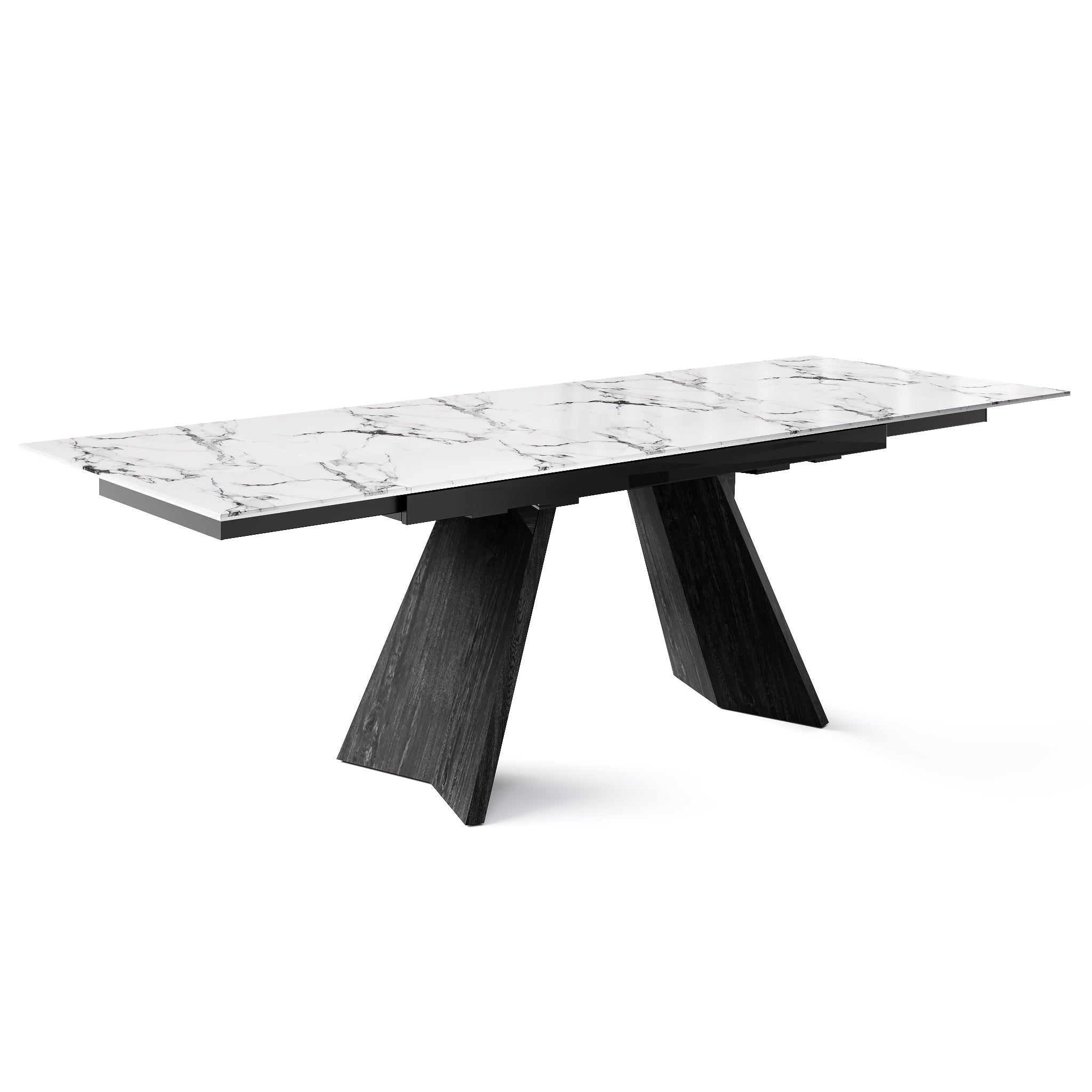  Icaro Extendable Dining Table with Marble and Ceramic Top Options、mySite、sugarbowlscore