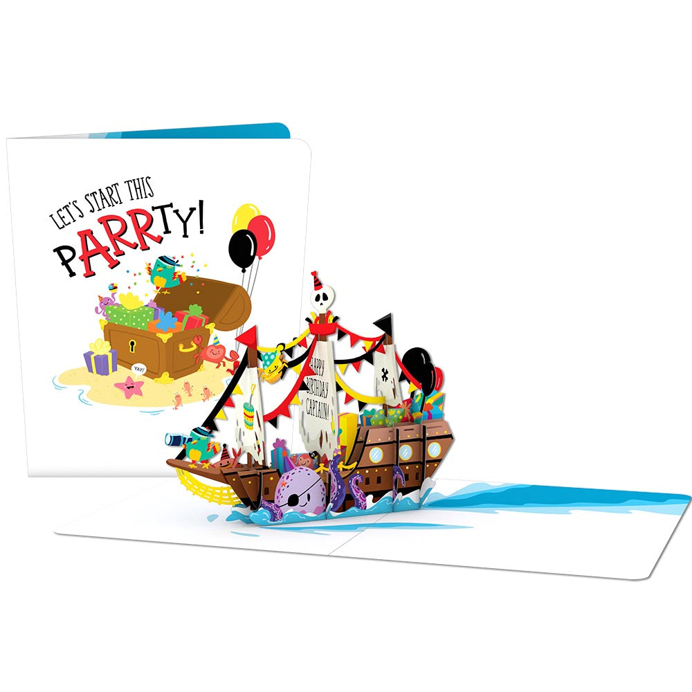 Playpop Card™: Happy Birthday Pirate Ship、mySite、solidvoid
