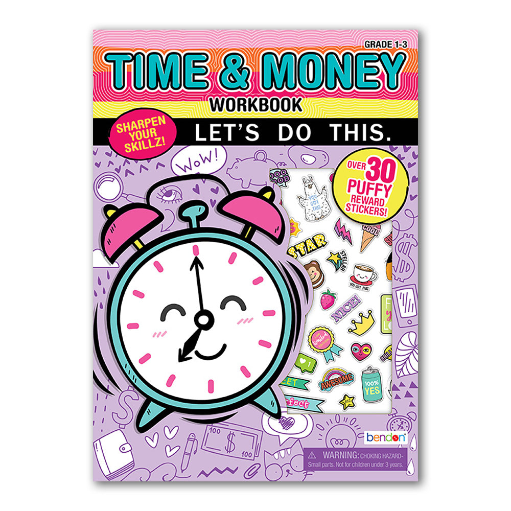  Time & Money Workbook with Puffy Stickers、mySite、ghnorth