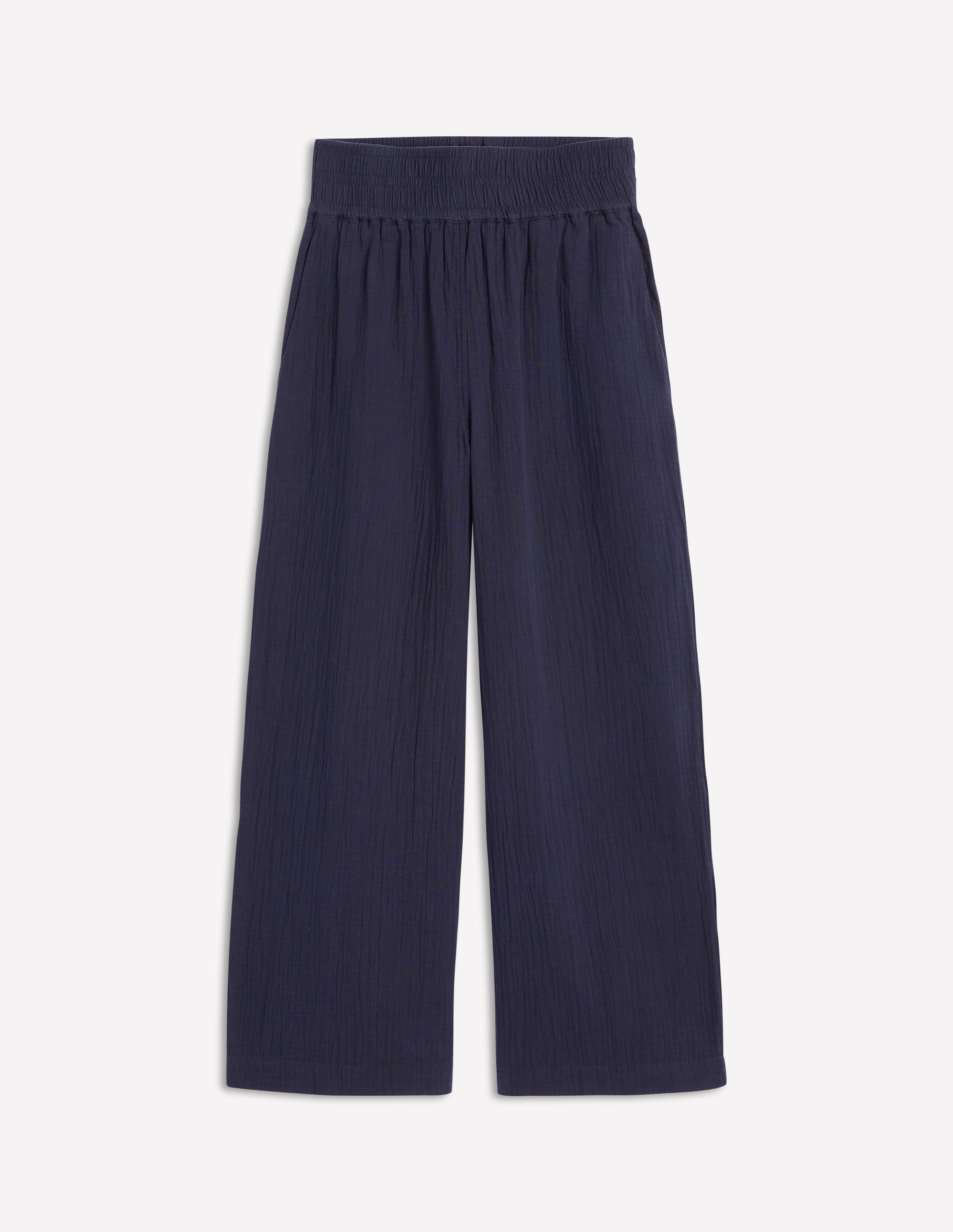  Cropped Double Cloth Pants-Navy、mySite、ashleygrahame