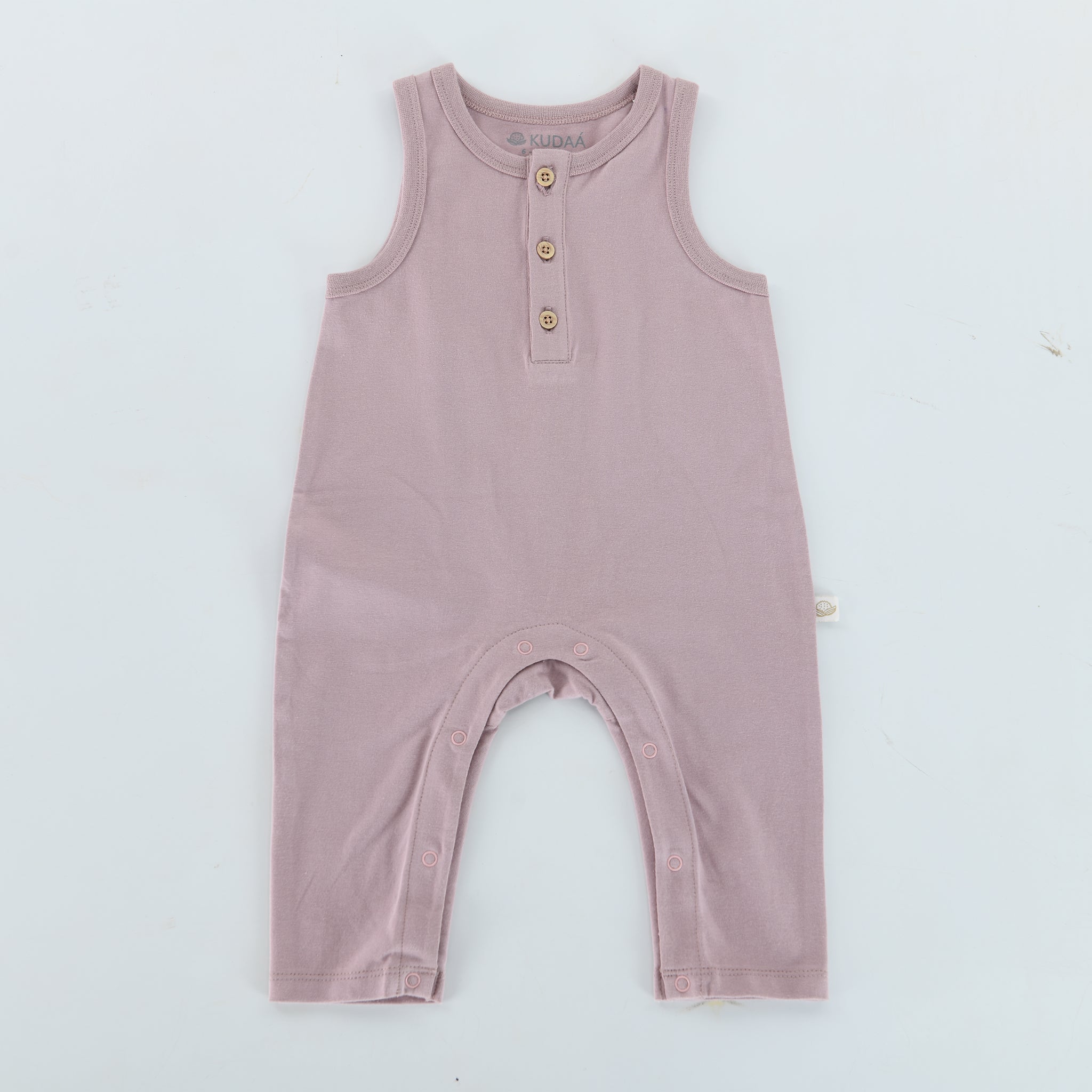 RETIRED - Organic Button Tank Jumpsuit - Wood Rose、mySite、g9winljtr