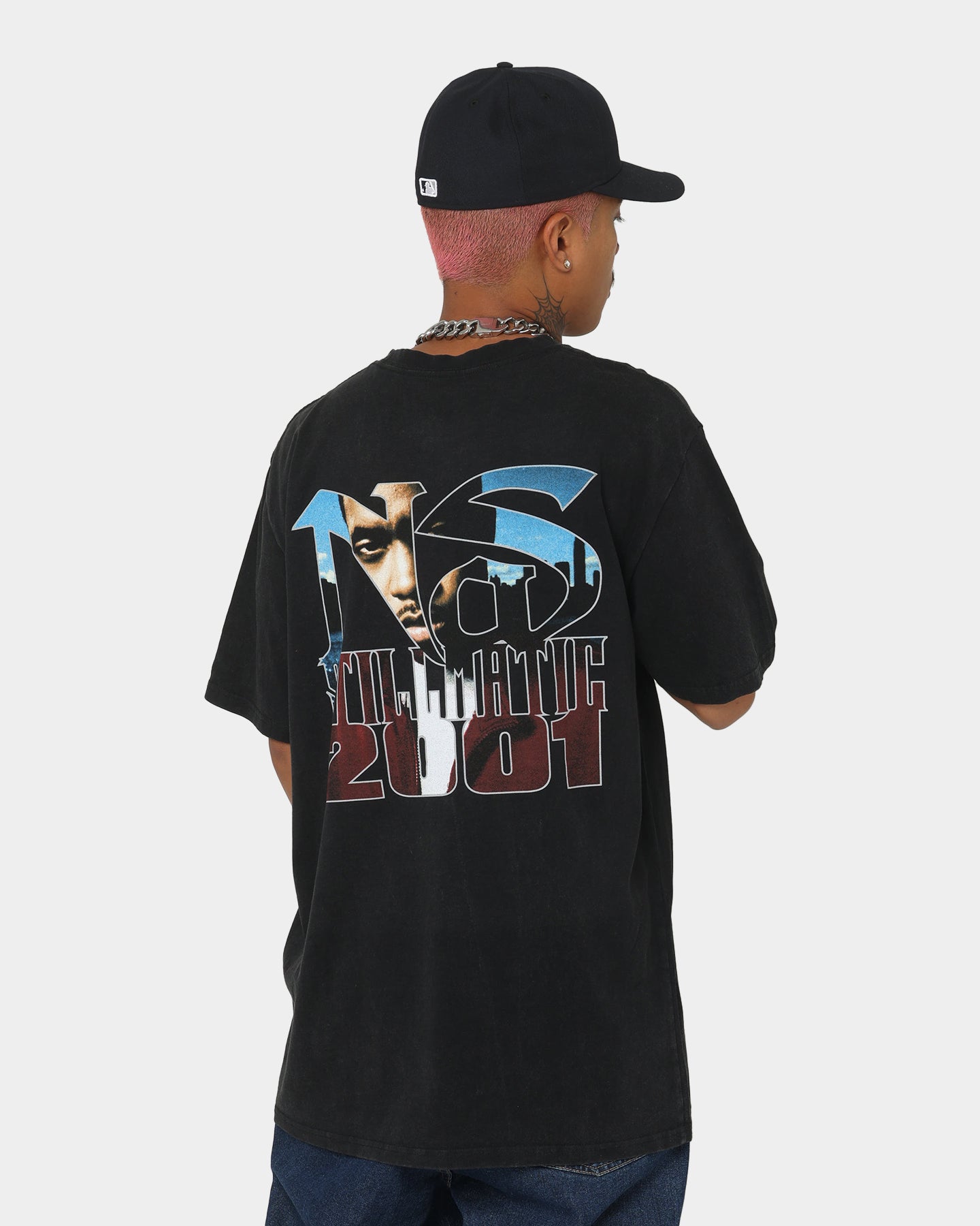 Nas Stillmatic 2001 T-Shirt Washed Black、mySite、zt4zffjzw