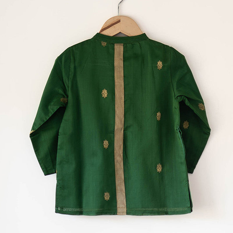 Cotton Ethnic Kurta For Boys | Tulsi Green、mySite、camillekostekn
