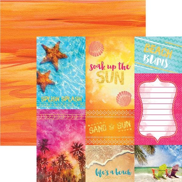  Scrapbook Paper - Soak Up the Sun Foil、mySite、ghnorth