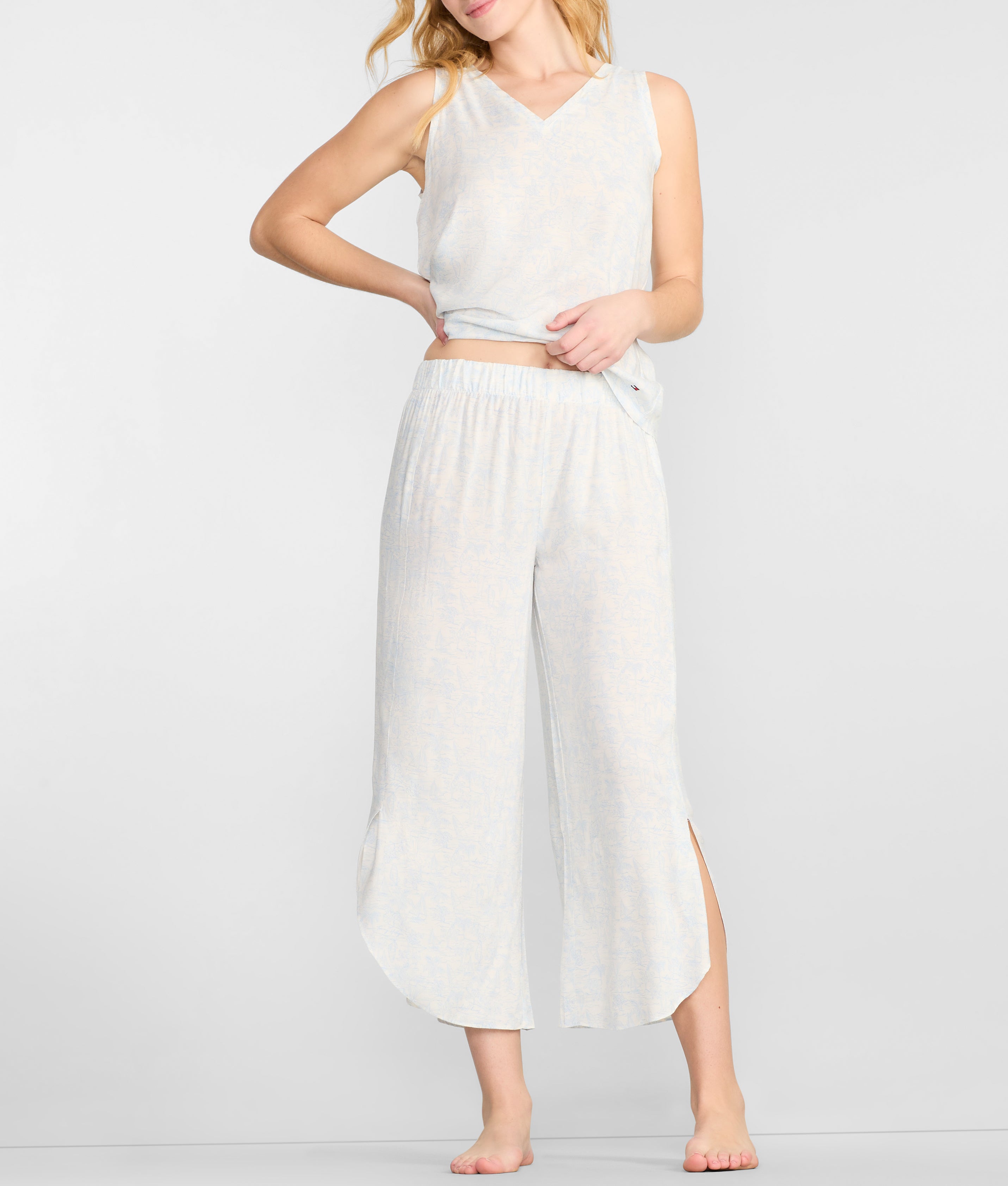  Tank & Cropped Woven Pajama Set、mySite、justintrudeaud