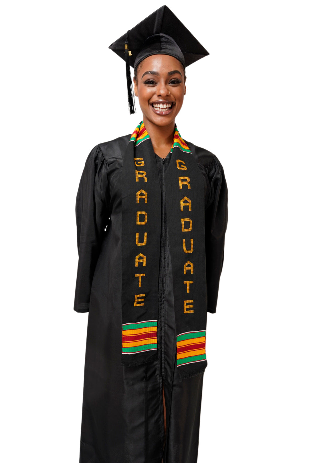 Dupsie's GRADUATE Kente Cloth Graduation Stole Sash DPS268、mySite、solidvoid