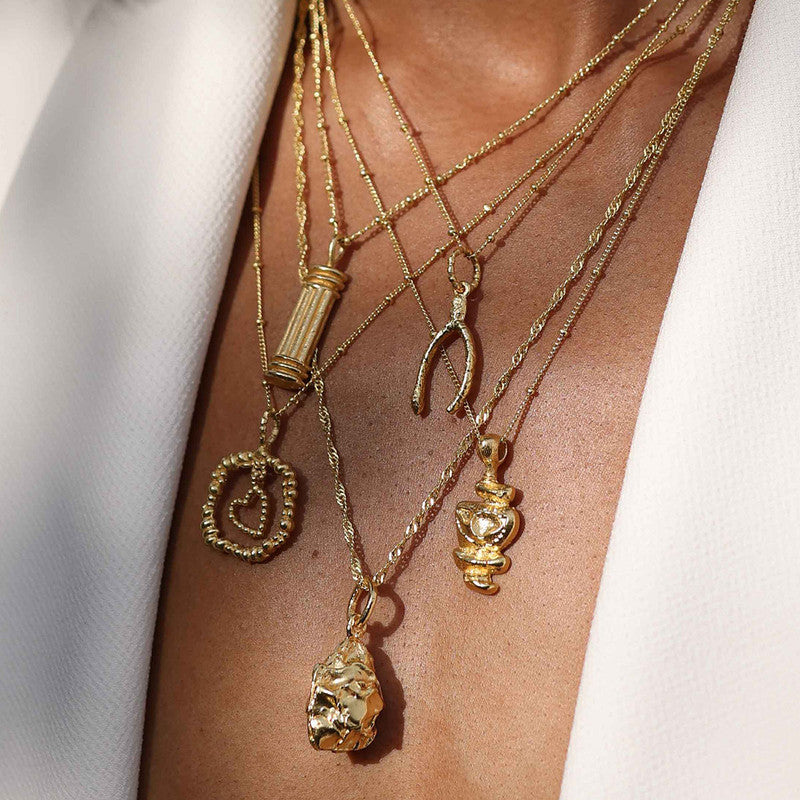 Nugget Charm | 14K Gold Plated、mySite、camillekostekn