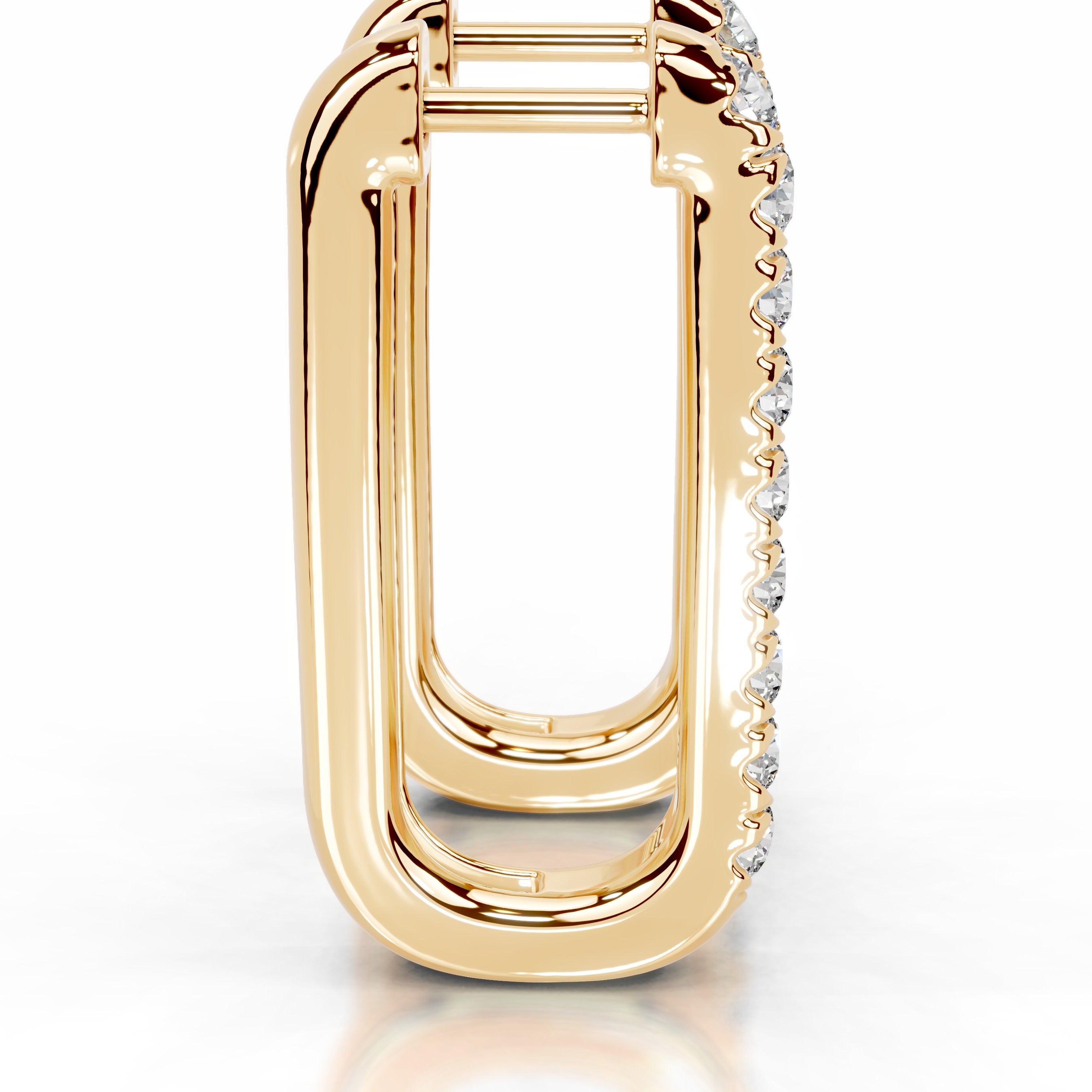 Denise Diamond Earrings - 18K Yellow Gold、mySite、hinf8tx79