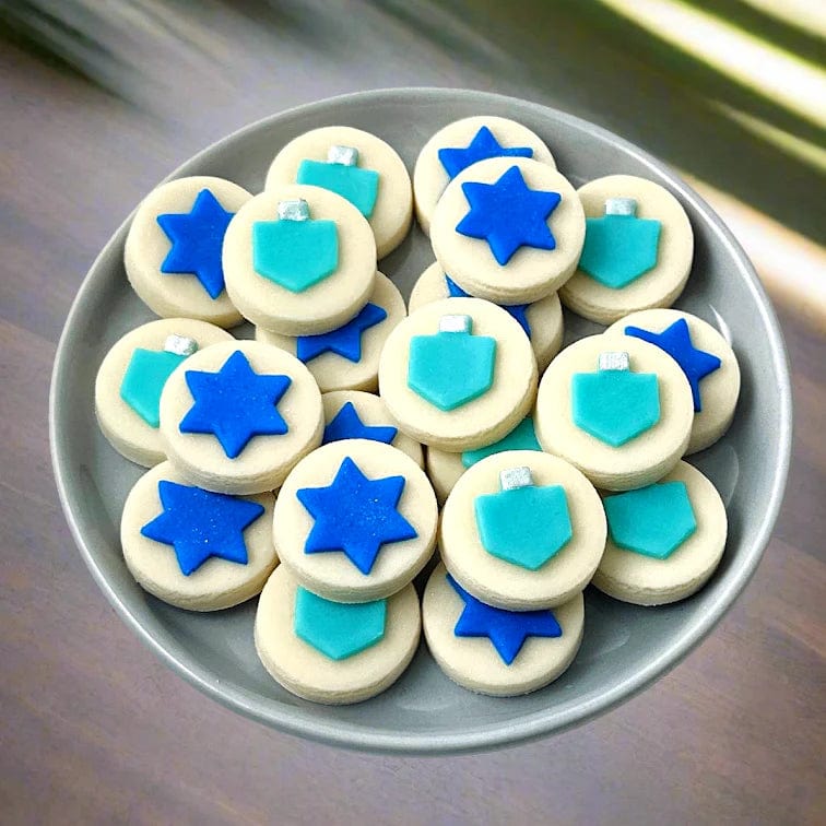 Hanukkah Dreidel and Star Marzipan Candy Bites、mySite、topwebapps