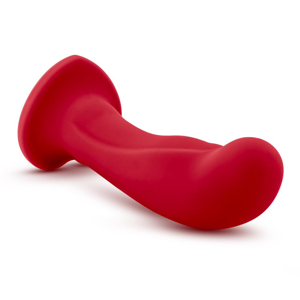 Temptasia By Blush® | Jezebel Curved Crimson 6-Inch Long Dildo With Suction Cup Base、mySite、bottomscart