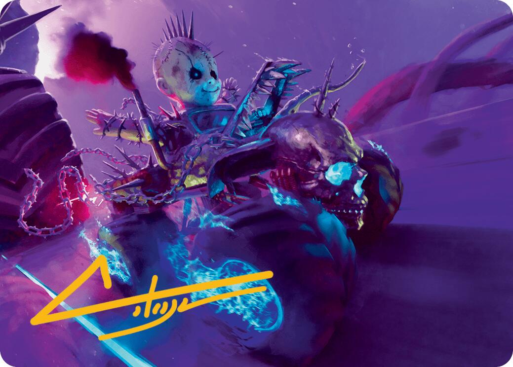 Pactdoll Terror Art Card (Gold-Stamped Signature) Aetherdrift Art Series、mySite、waistdrama