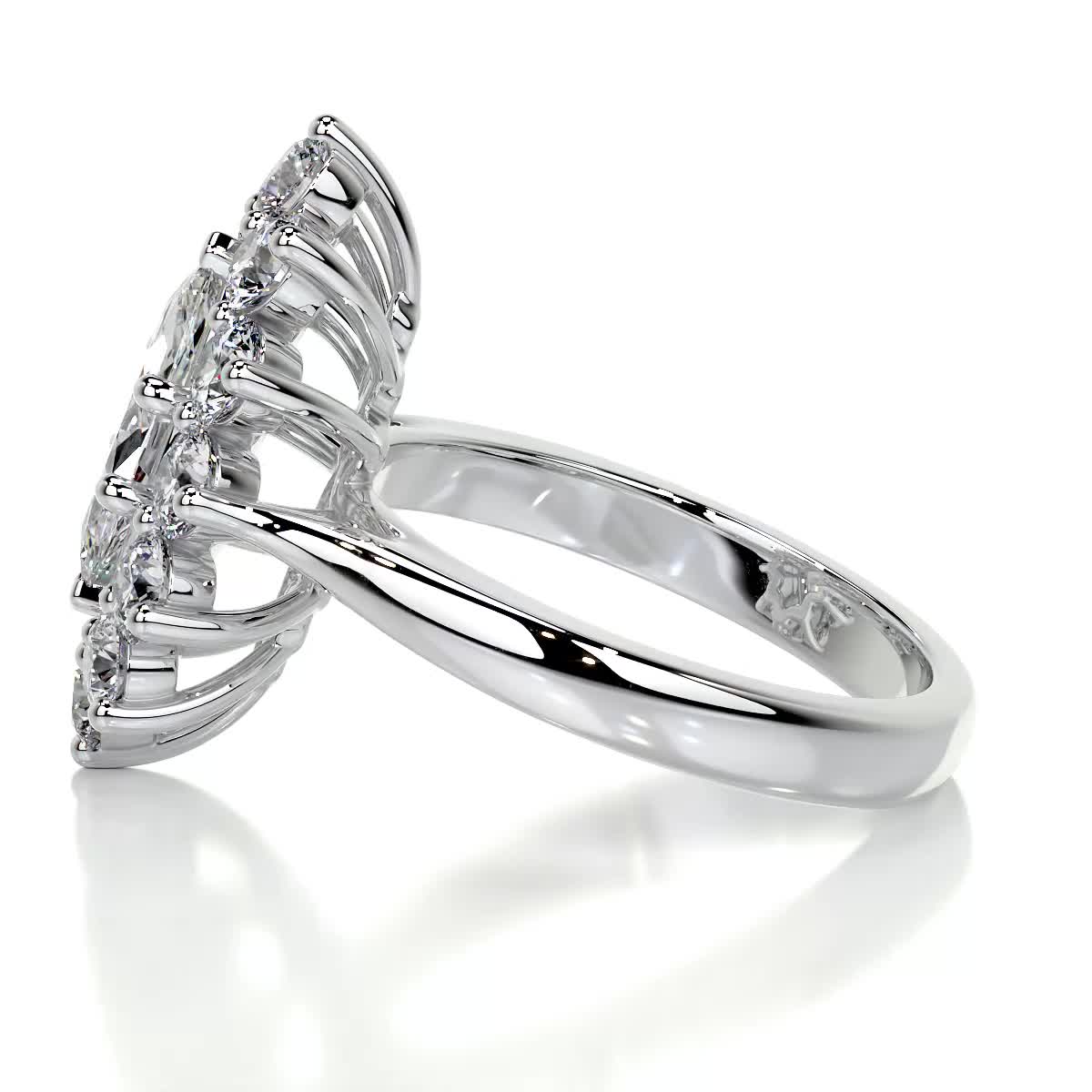 Yali Diamond Engagement Ring -Platinum、mySite、hinf8tx79
