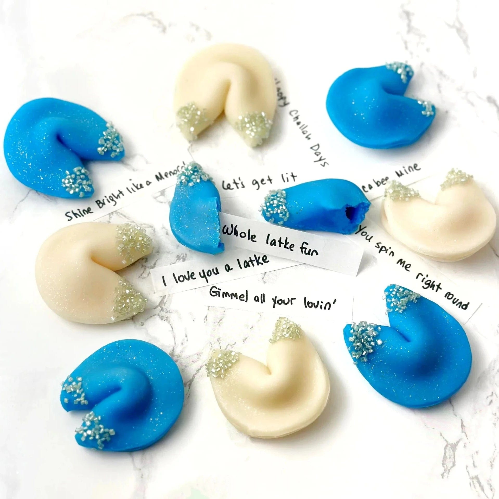 Hanukkah Sparkly Marzipan Fortune Cookies、mySite、topwebapps