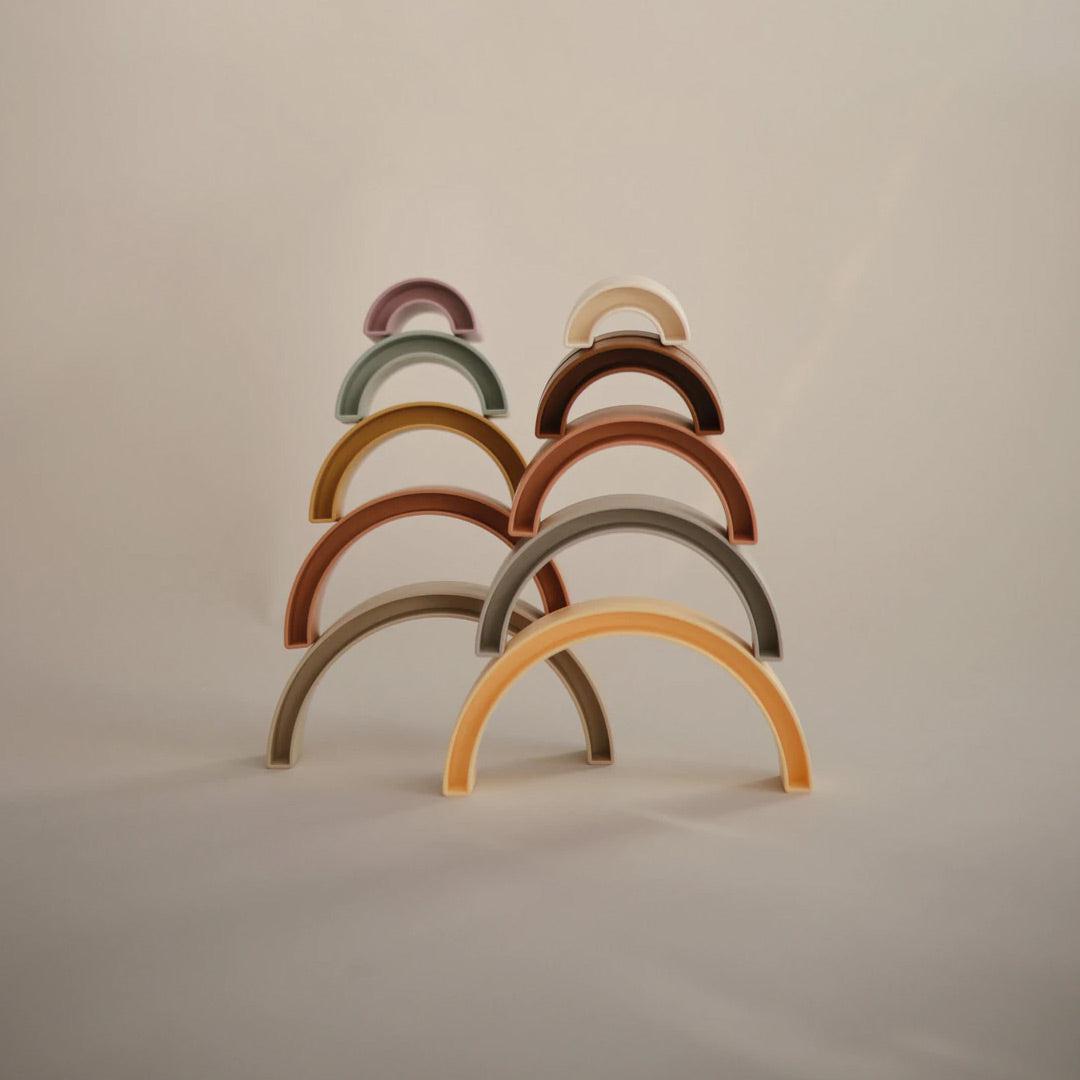  Mushie Stacking Rainbow - Hillside、mySite、merchandisen
