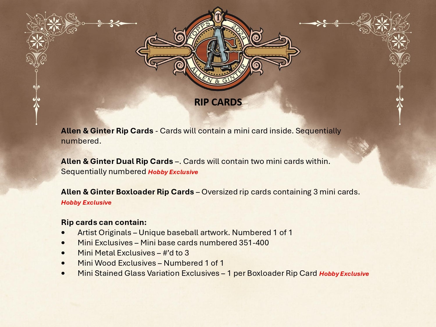 Topps Allen & Ginter Baseball 2024 - Value Box、mySite、waistdrama