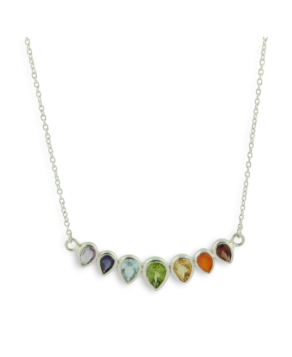 Chakra Jewelry Majestic Gemstone Chakra Necklace、mySite、topwebapps