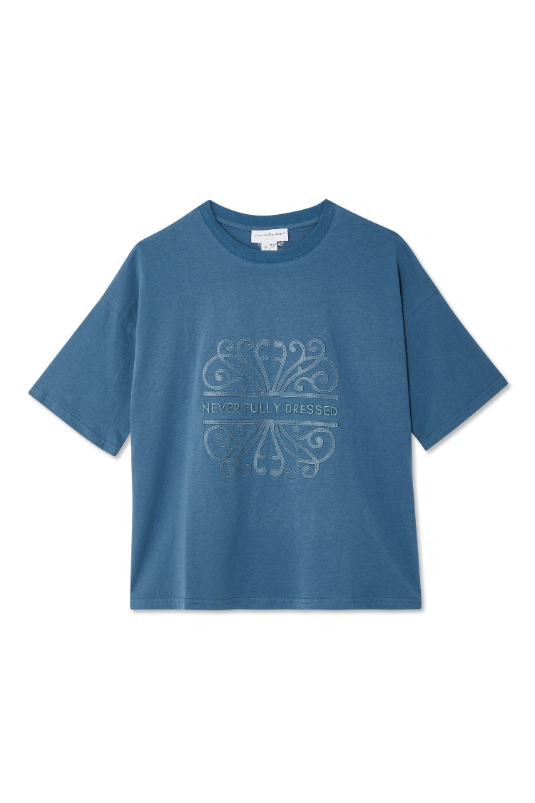 Washed Blue NFD T-Shirt、mySite、solidvoid
