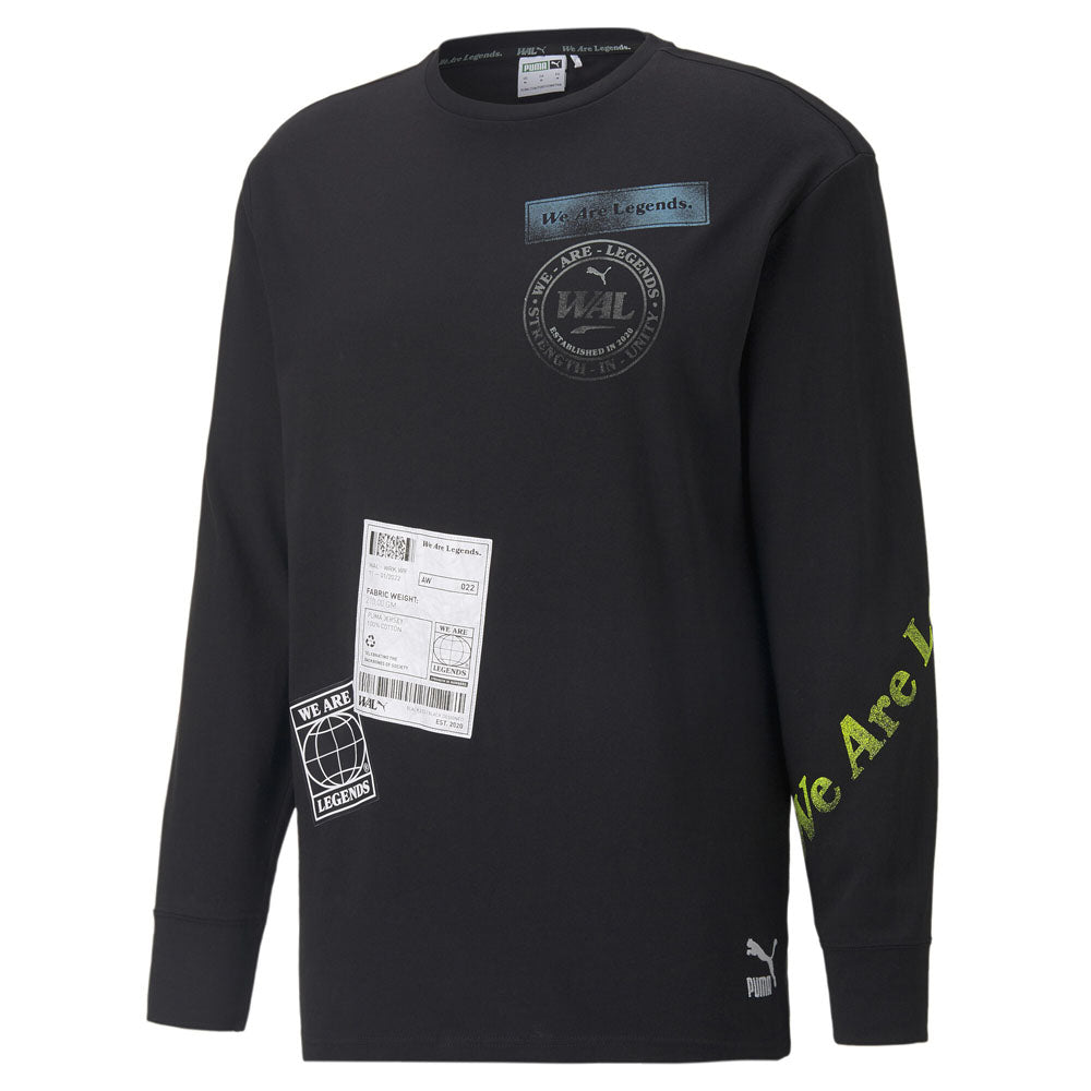 We Are Legends Workwear Graphic Crew Neck Long Sleeve T-Shirt、mySite、gtrtttuynbv