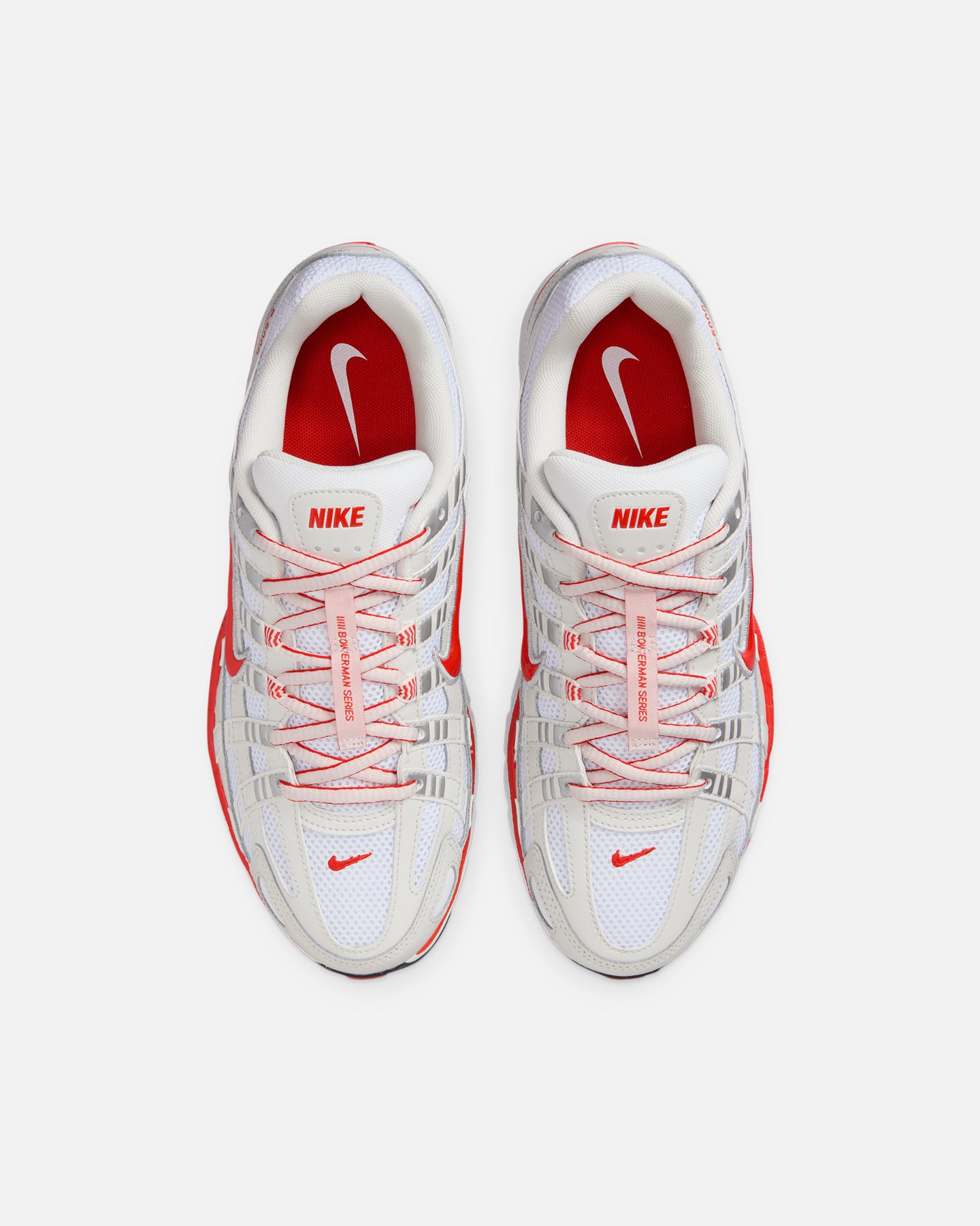 Nike Women's P-6000 White/Picante Red、mySite、zt4zffjzw