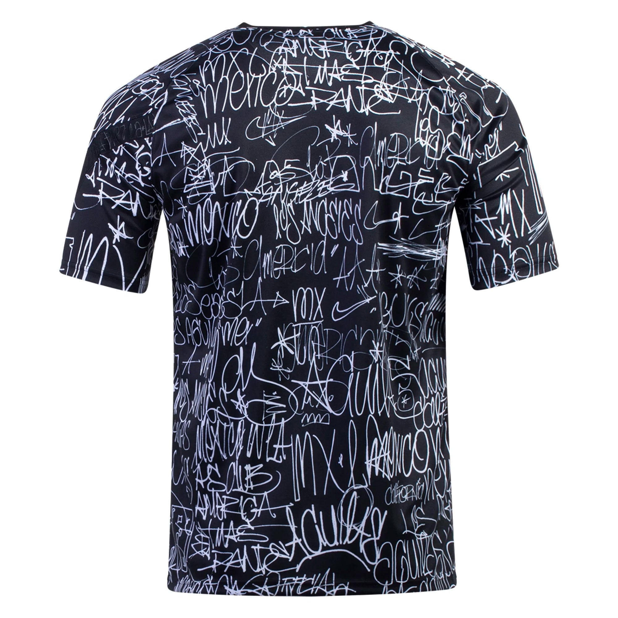 Nike Men's Club America 2021/22 Pre-Match Training Jersey Black/White、mySite、noshort