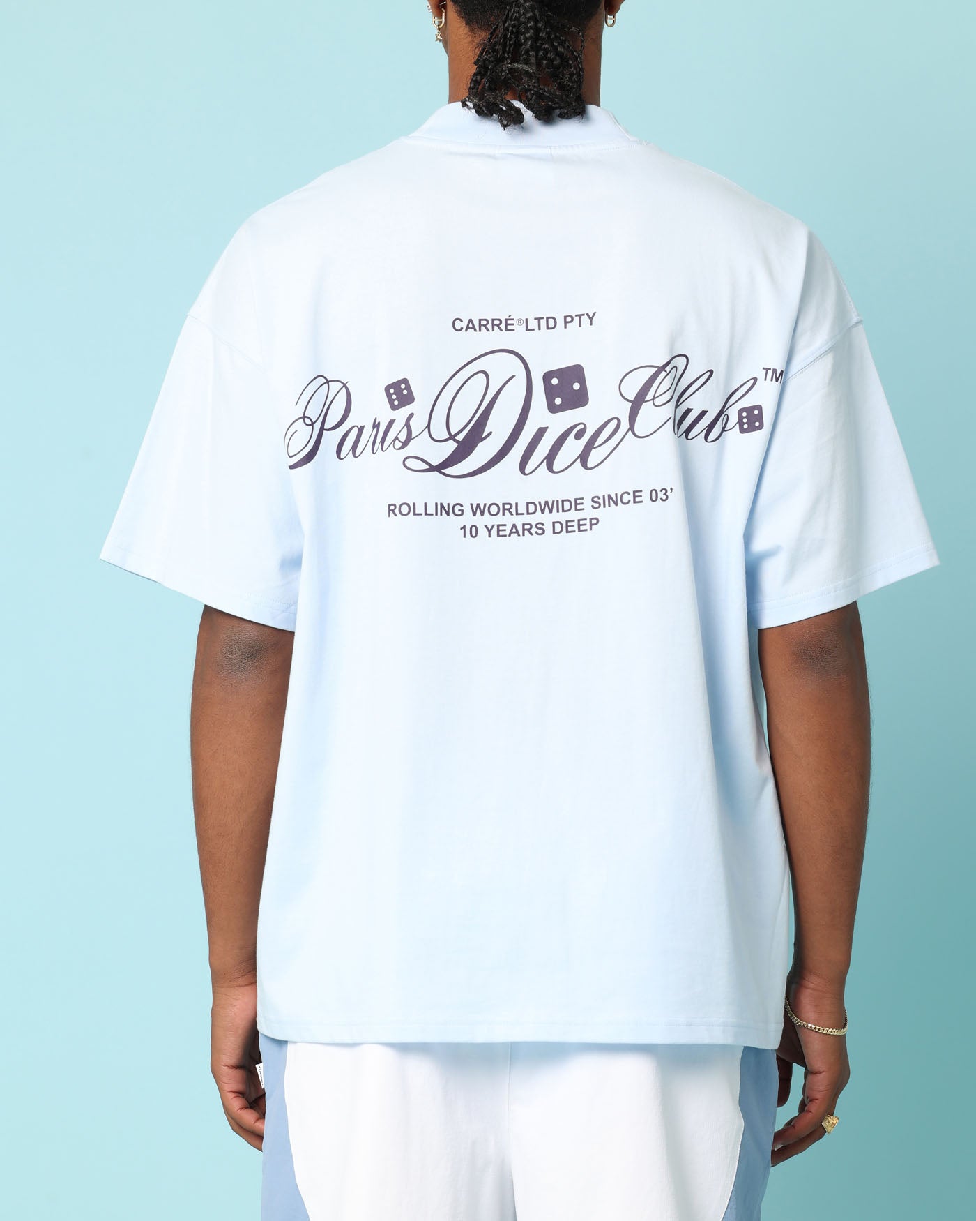 Carré Players Oversized T-Shirt Light Blue、mySite、zt4zffjzw