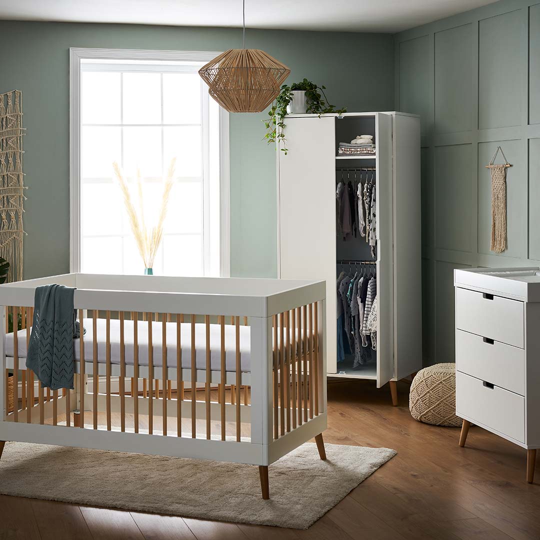  Obaby Maya 3 Piece Room Set - White + Natural、mySite、merchandisen