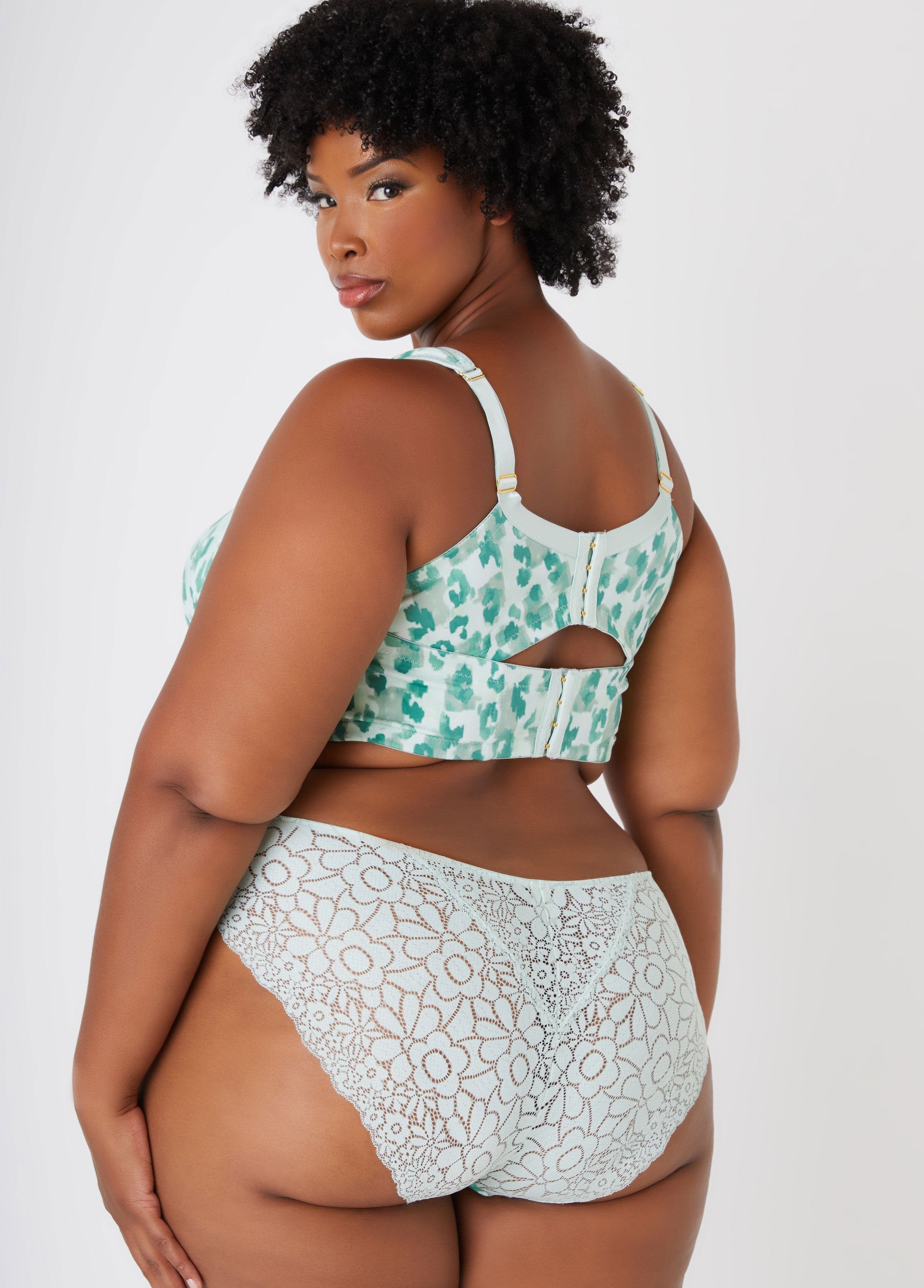 Lace Paneled Bikini Briefs、mySite、bengalsvssteelers