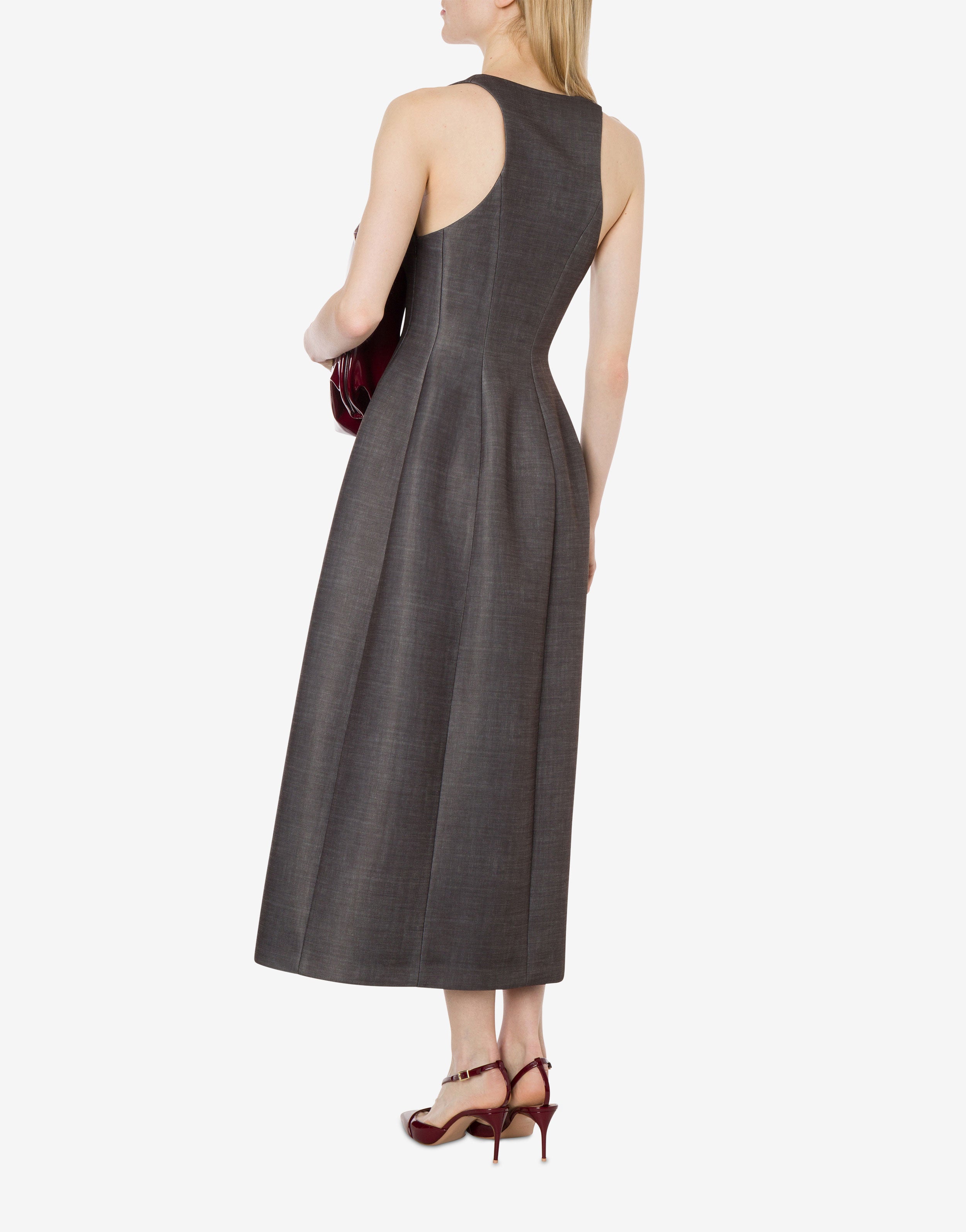 Abito longuette in scuba light stampato、mySite、aoinhome