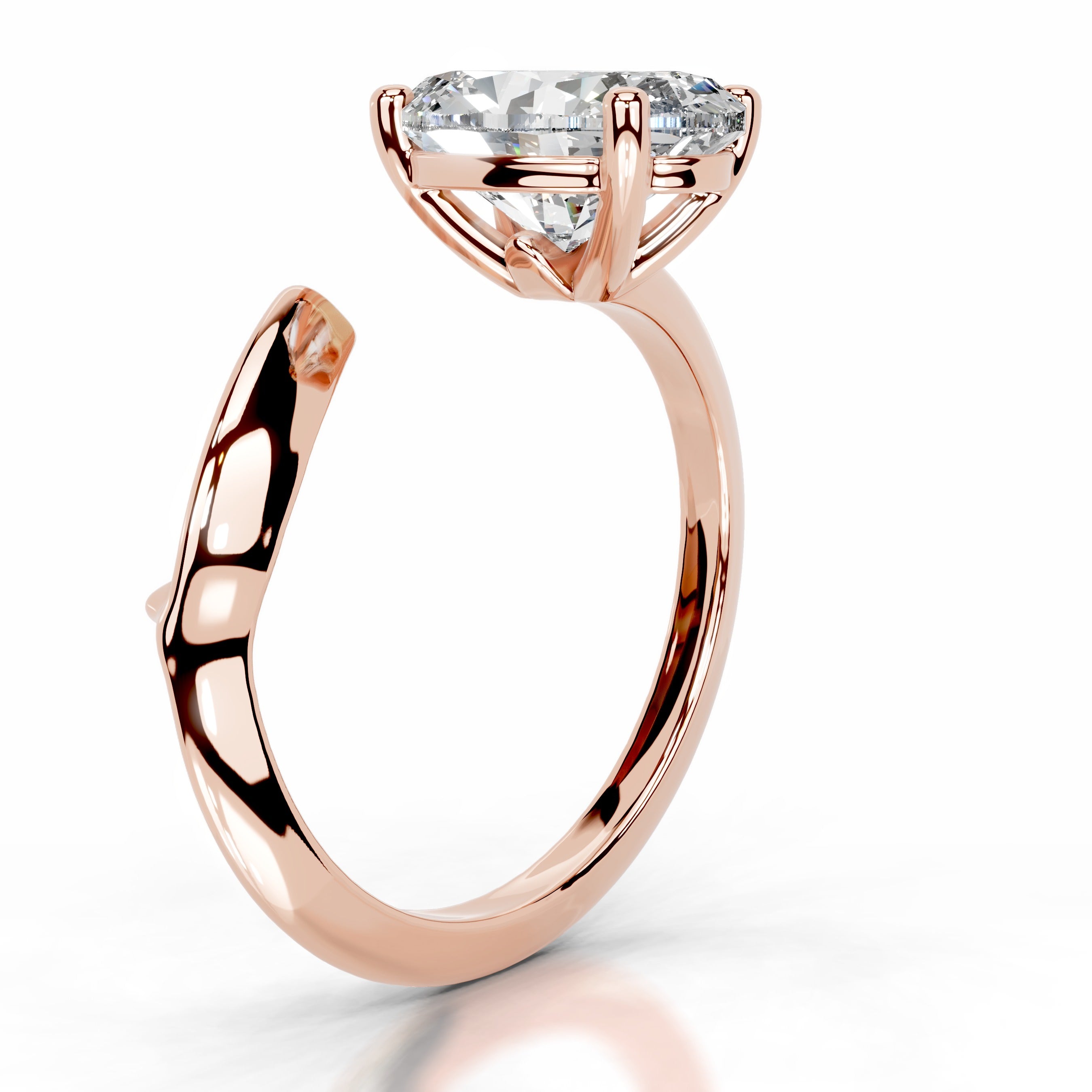 Diamond Delicacy Lab Grown Diamond Ring - 14K Rose Gold、mySite、hinf8tx79