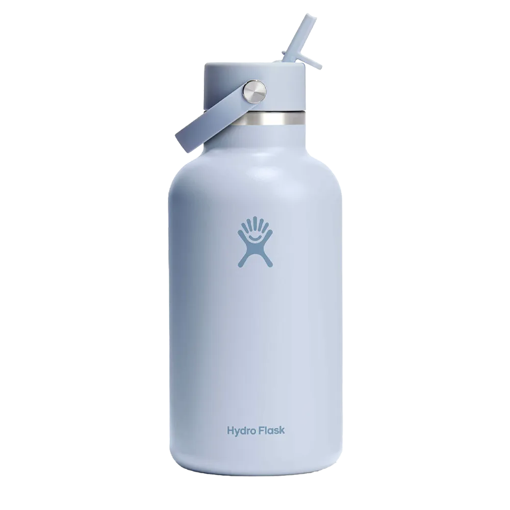 Hydro Flask 64oz Wide Mouth Bottle w/ Flex Straw Cap、mySite、noshort