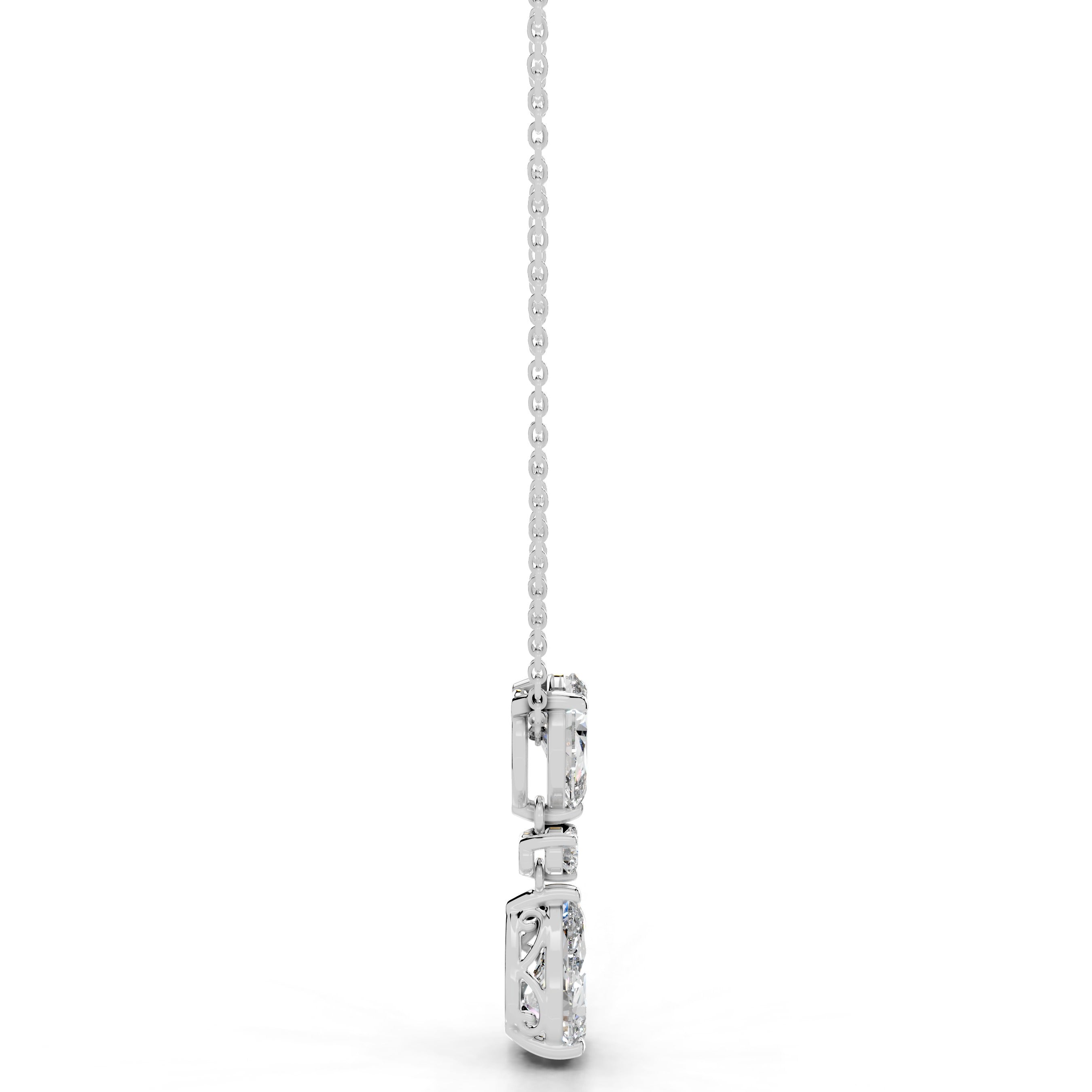Desiree Lab Grown Diamond Pendant - 18K White Gold、mySite、hinf8tx79