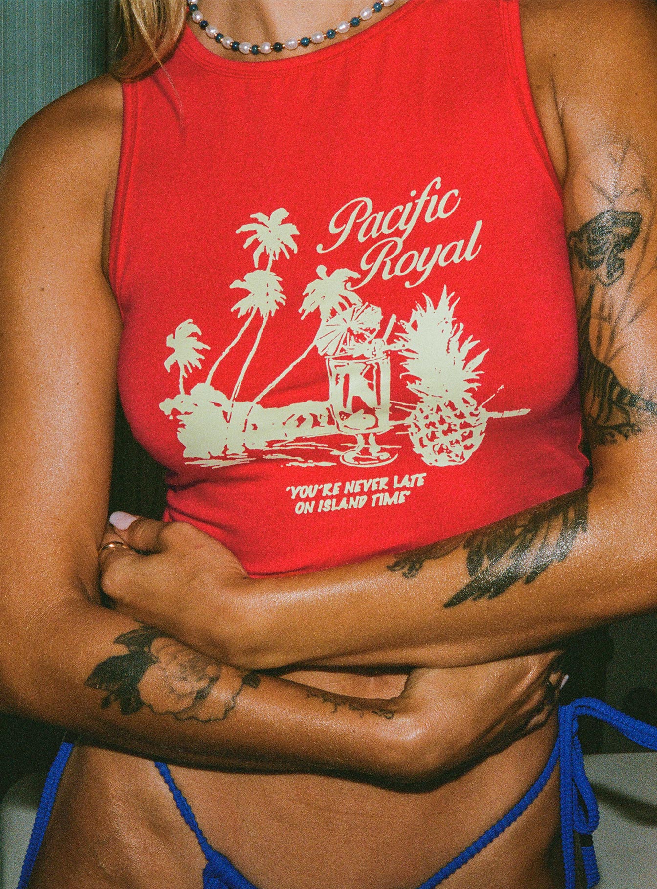 Pacific Royal Tank Top Red、mySite、solidvoid
