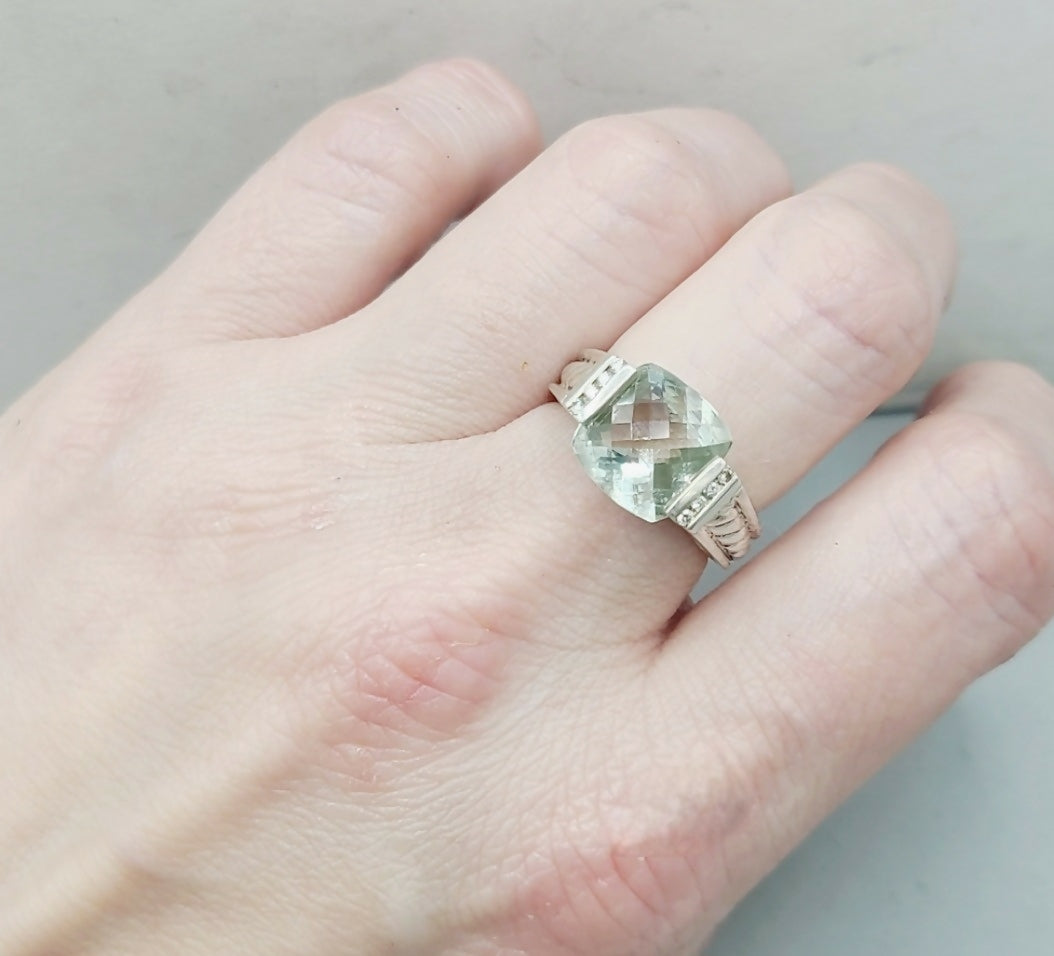 David Yurman Deco Ring 鈥?Prasiolite & Diamonds、mySite、hinf8tx79