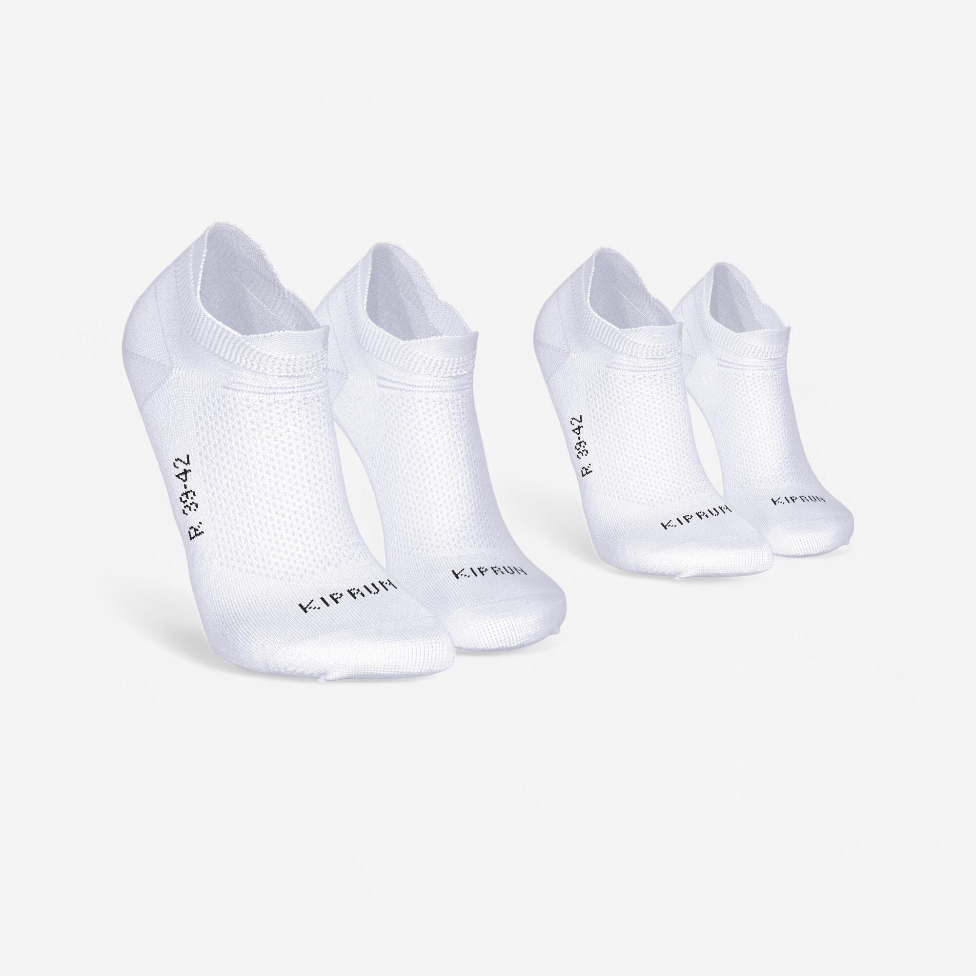 Kiprun Run 500 Thin No-Show Socks 2-Pack