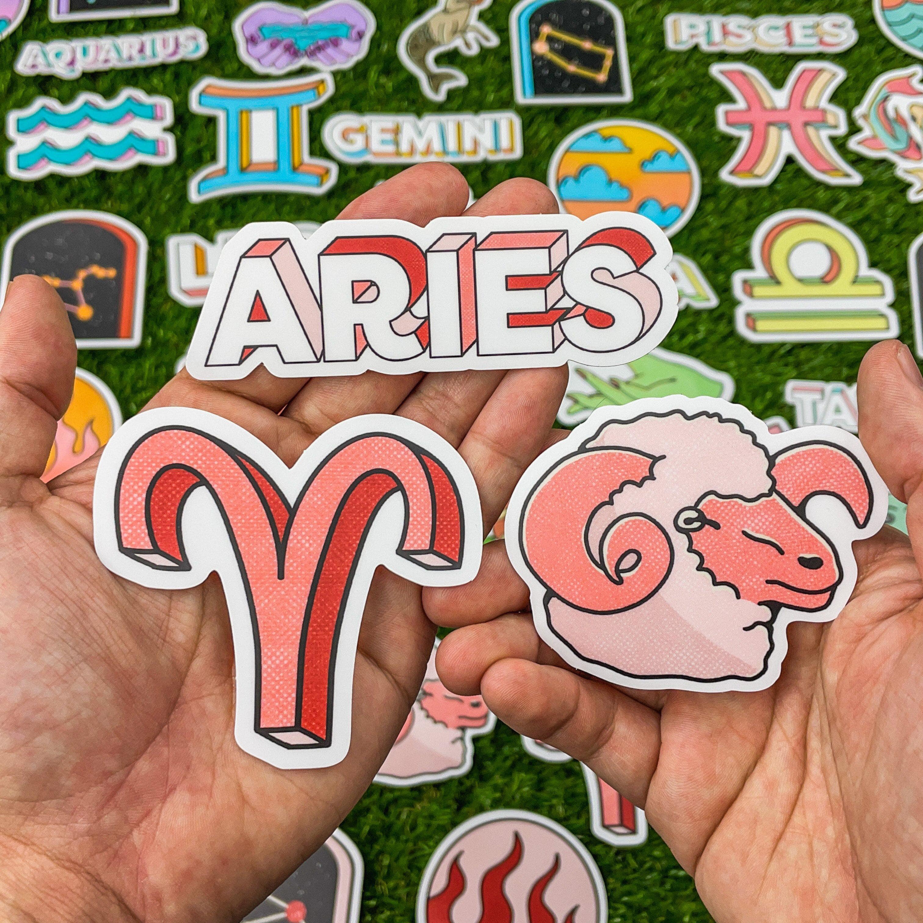  Aries Zodiac Sticker 5 Pack、mySite、elrpsem3k