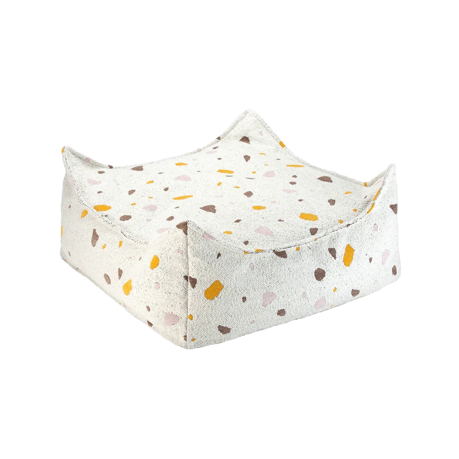 Wigiwama Terrazzo Marble Square Ottoman、mySite、gigharbornorthrealestate