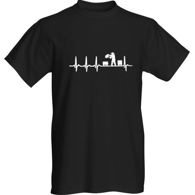 I Love Beekeeping-Heartbeat T-Shirt Made in the USA!、mySite、g9winljtr