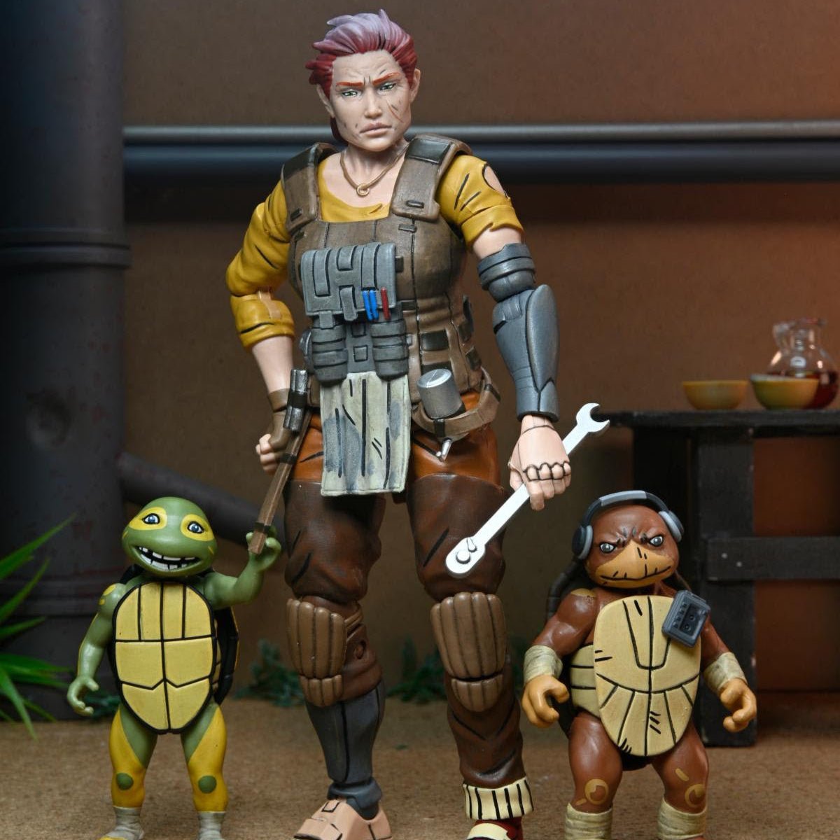 NECA Teenage Mutant Ninja Turtles Grammy April with Baby Yi & Moja (The Last Ronin- The Lost Years)、mySite、hgirdovlk