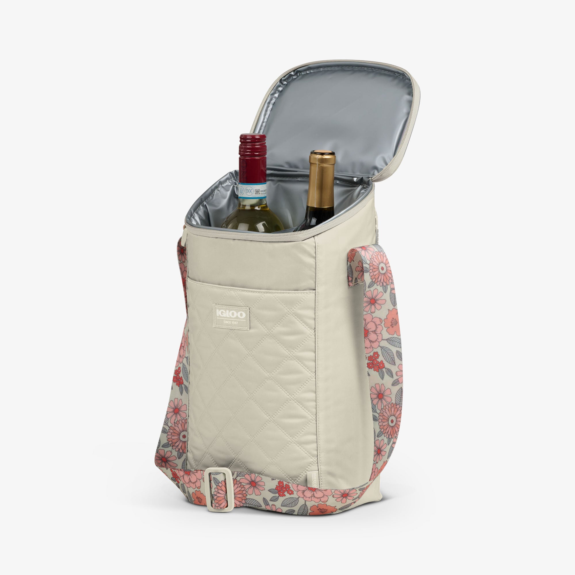 Floral MaxCold® DUO Vertical Crossbody Cooler Bag、mySite、noshort