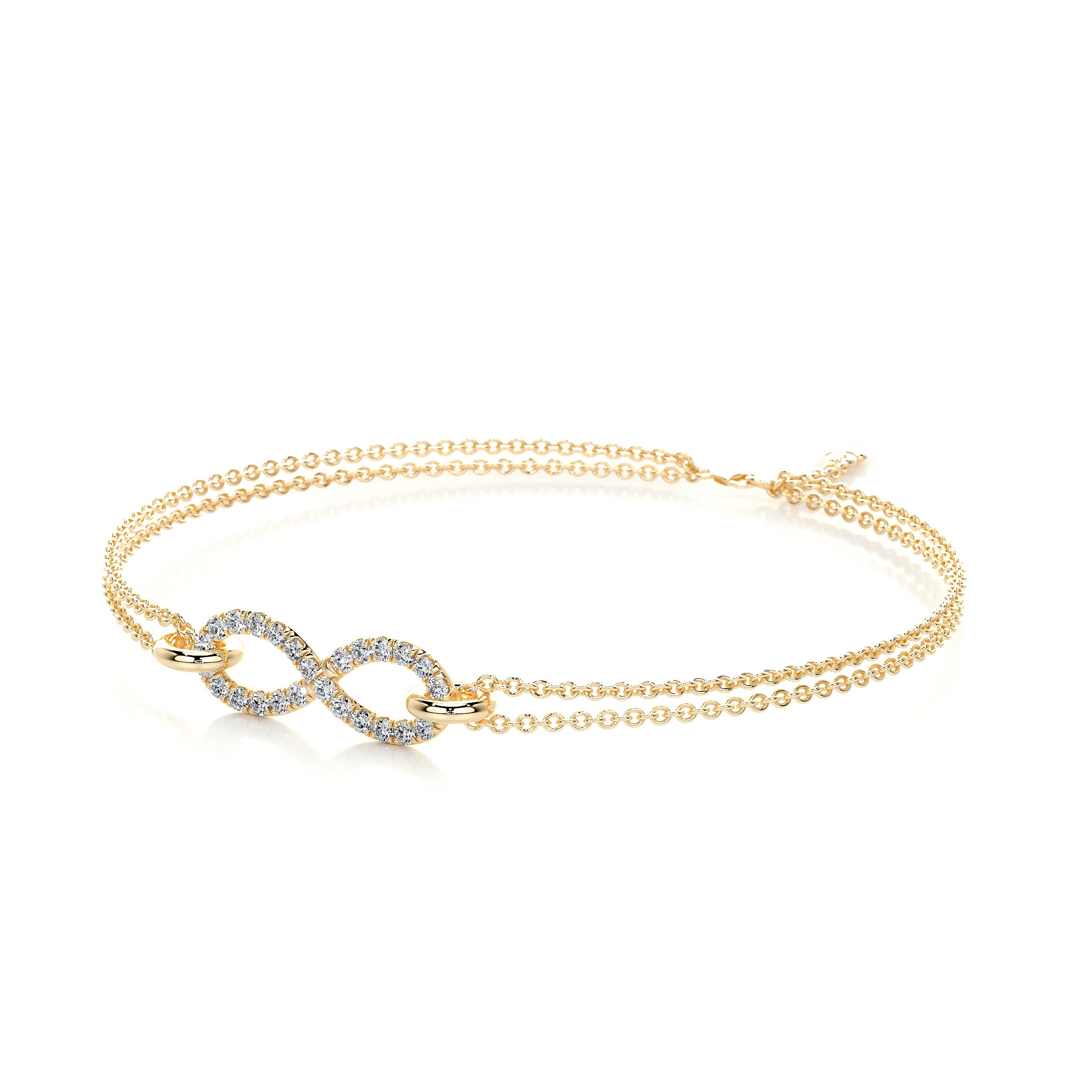 Debbie Diamonds Bracelet (0.25 Carat) -18K Yellow Gold、mySite、hinf8tx79