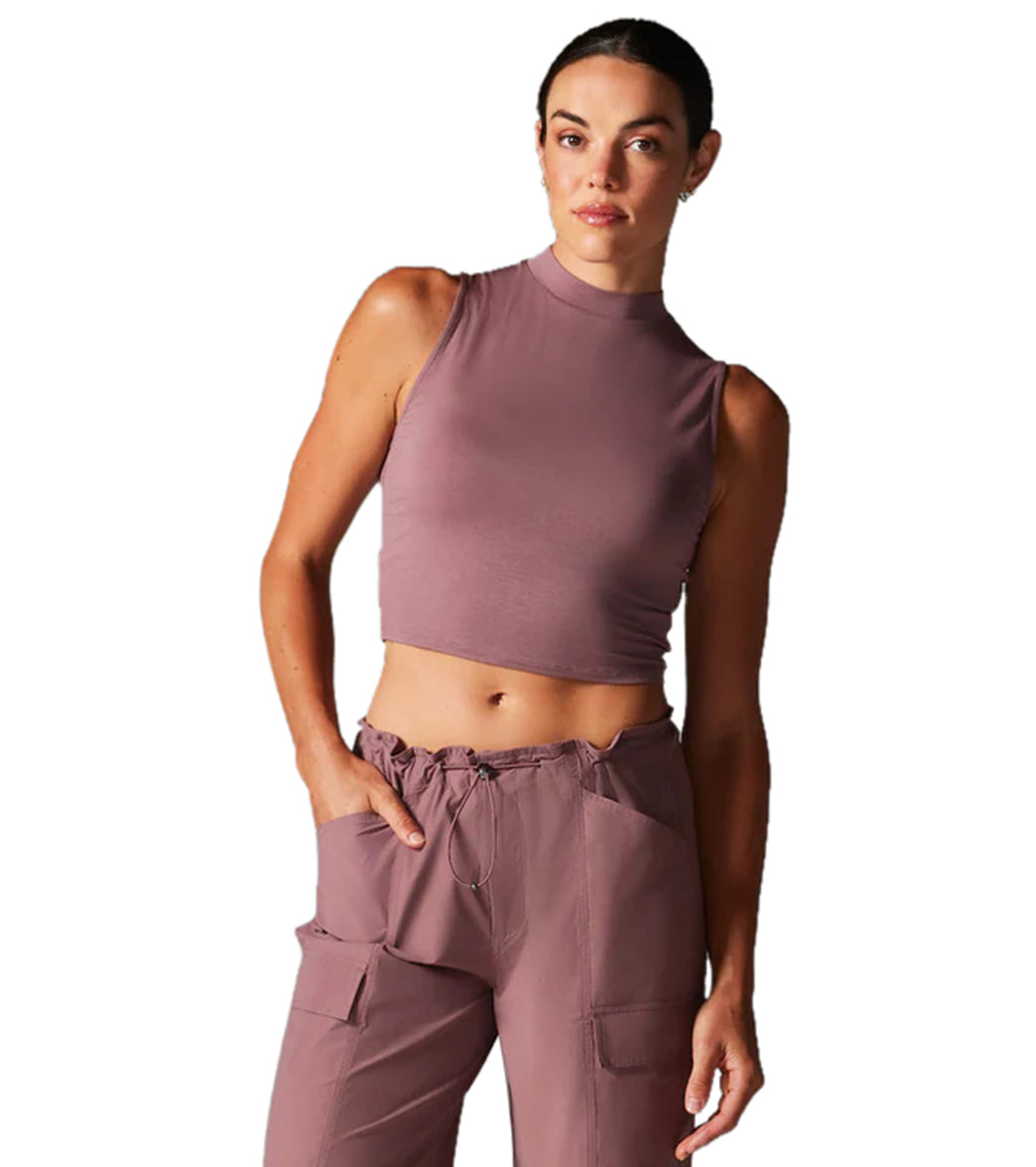 Tavi Mock Neck Tank、mySite、noshort