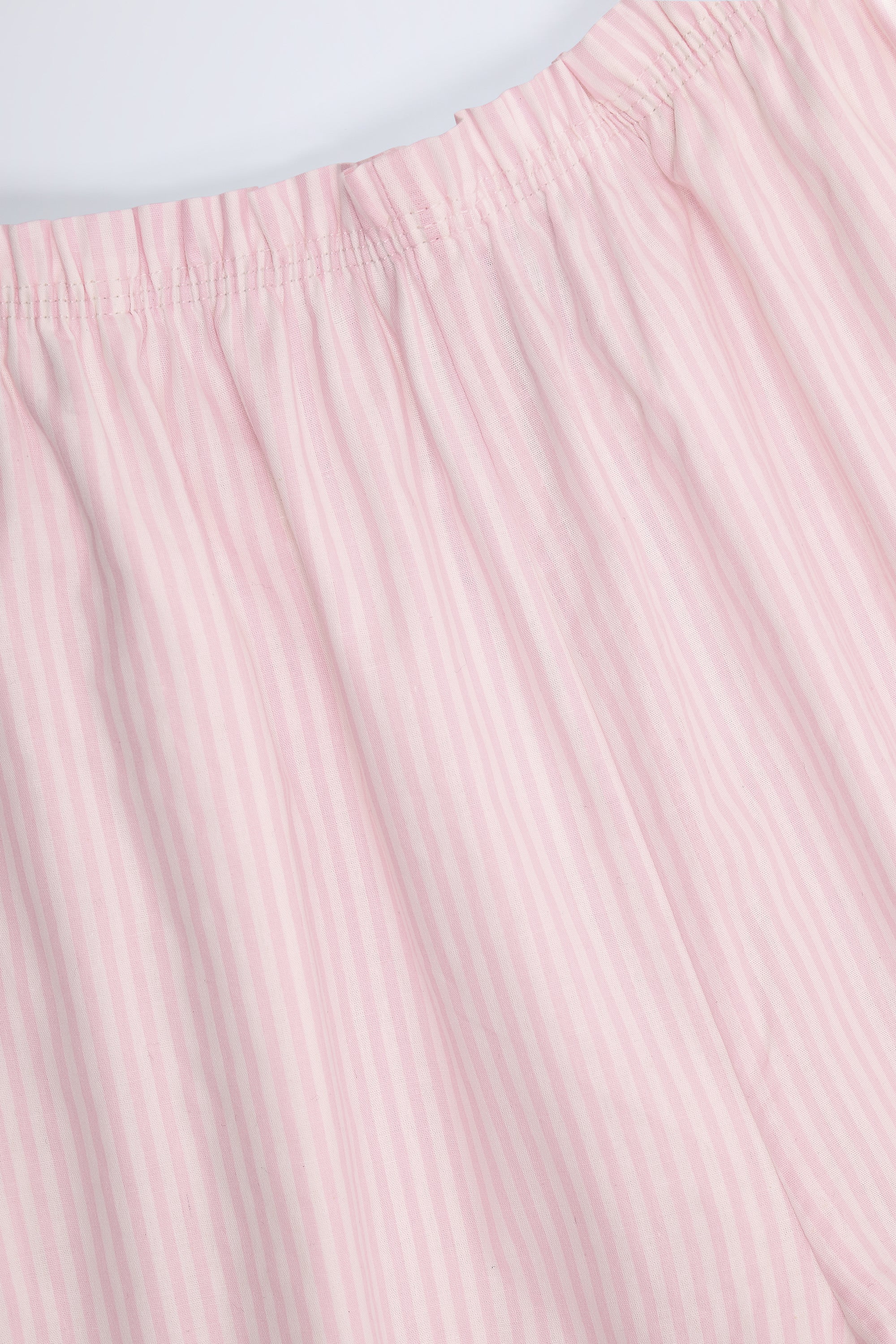  Mid-Rise Wide-Leg Trousers in Pink & White Stripe、mySite、sugarbowlscore
