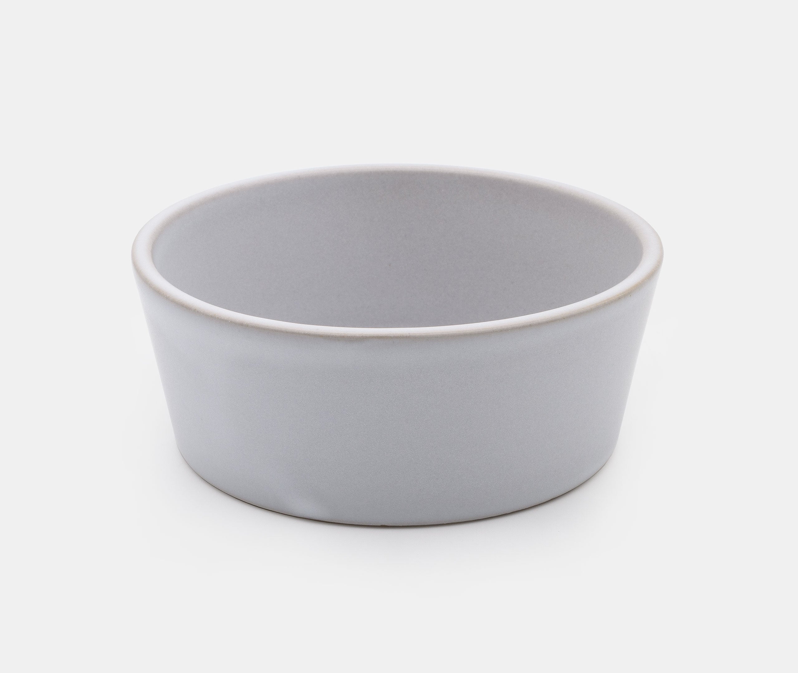 Glazed Stoneware Bowl Medium - White、mySite、topwebapps