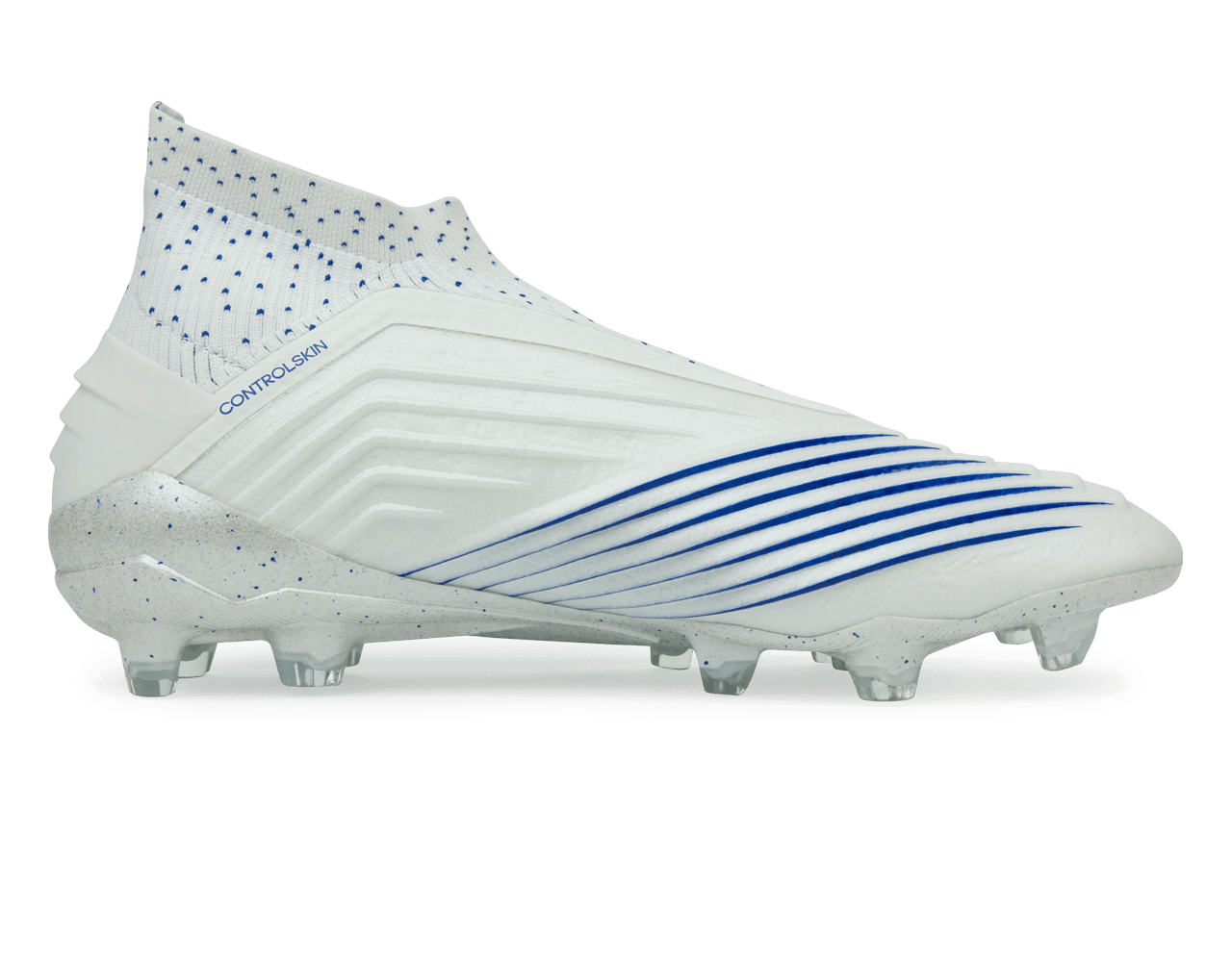 adidas Men's Predator 19+ FG White/Bold Blue、mySite、noshort
