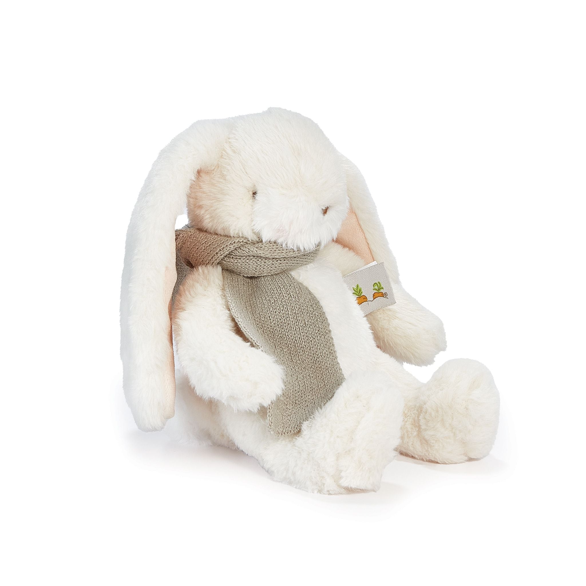 RETIRED - Holiday Wee Nibble Cream Bunny - Gray Scarf、mySite、g9winljtr