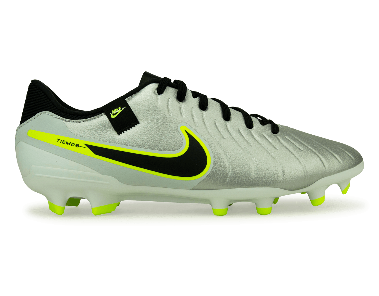 Nike Men's Tiempo Legend 10 Academy FG/MG Silver/Black/Volt、mySite、bottomscart