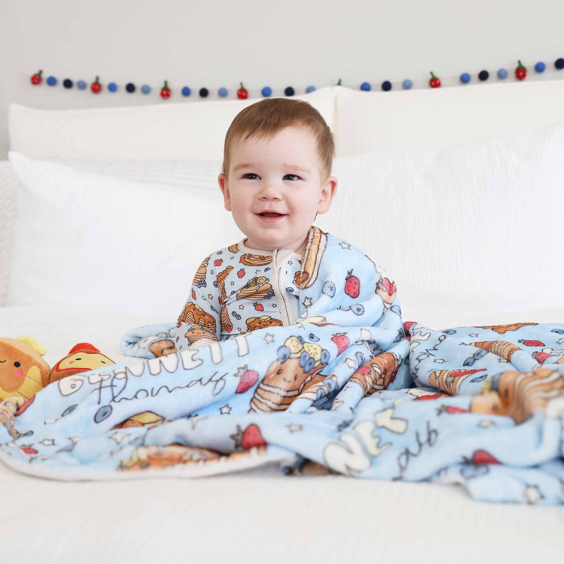  Brunch Buddies Personalized Kids Blanket、mySite、layawaytickets