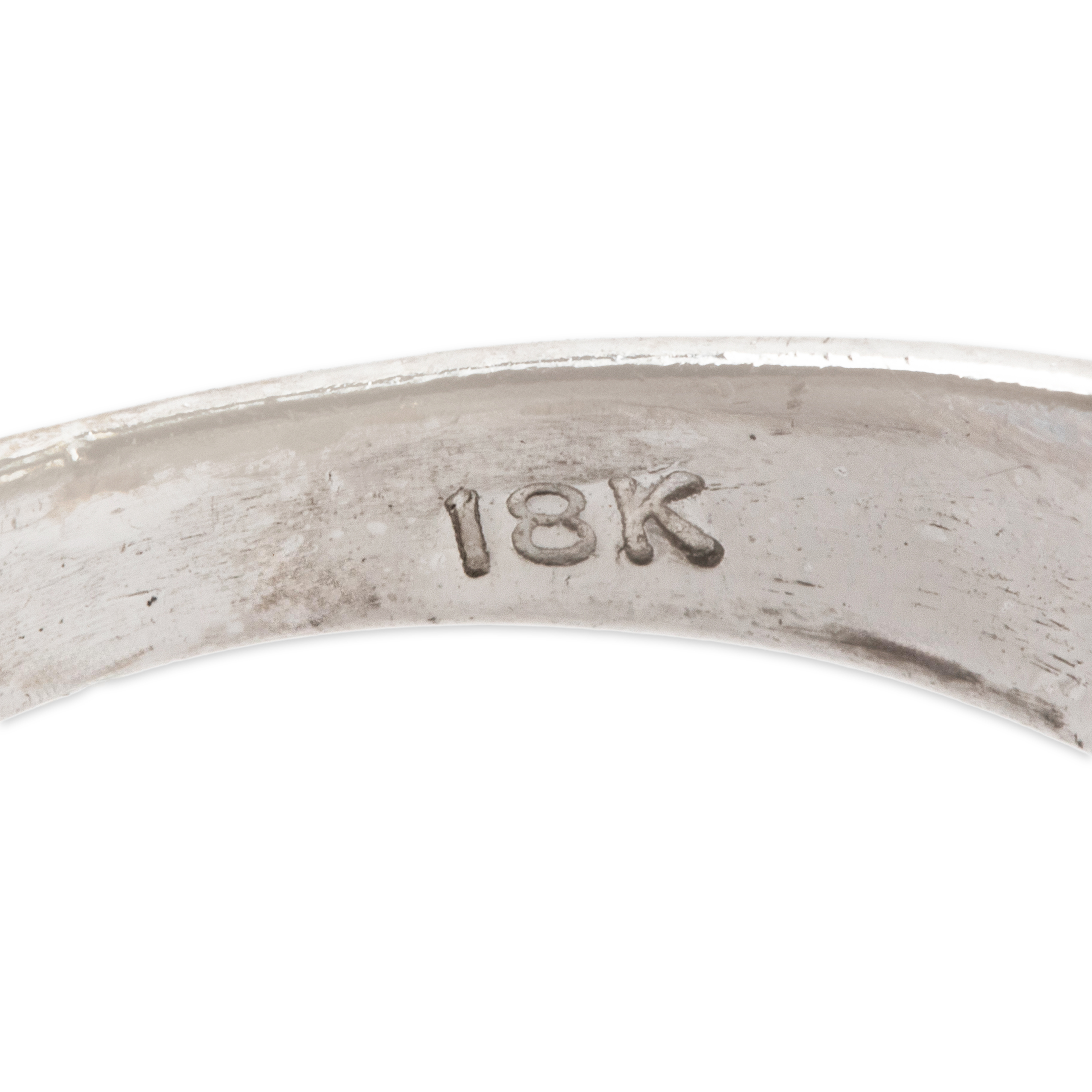 Vintage 18k White Gold Sapphire Diamond Dramatic Pavé Statement Ring 8.00、mySite、hinf8tx79